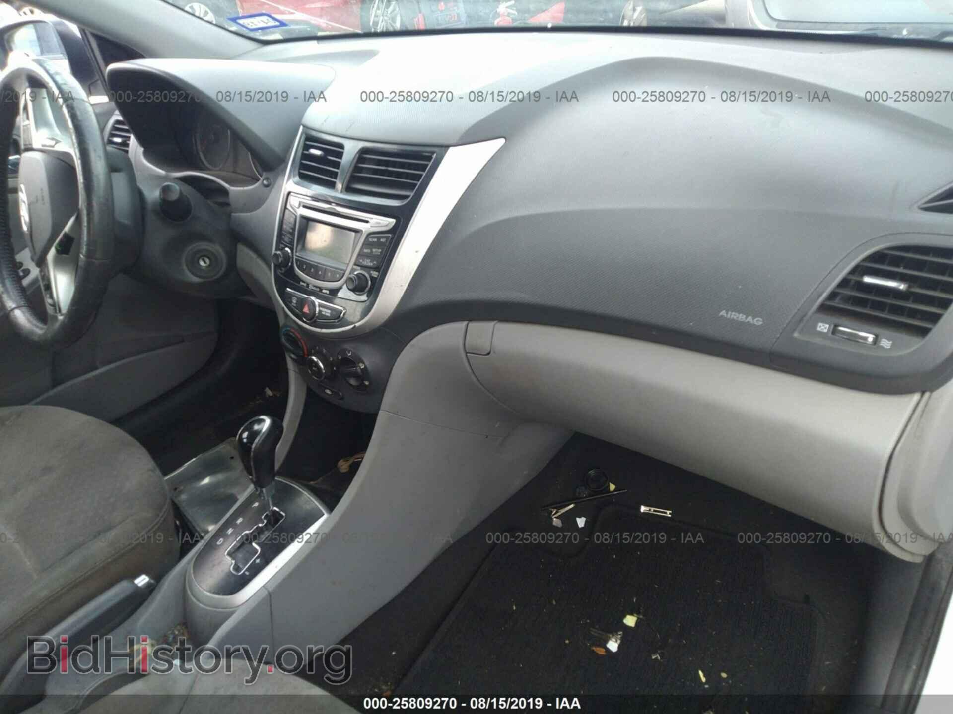2012 HYUNDAI ACCENT - VIN: KMHCU5AE4CU027462 - Фото 5