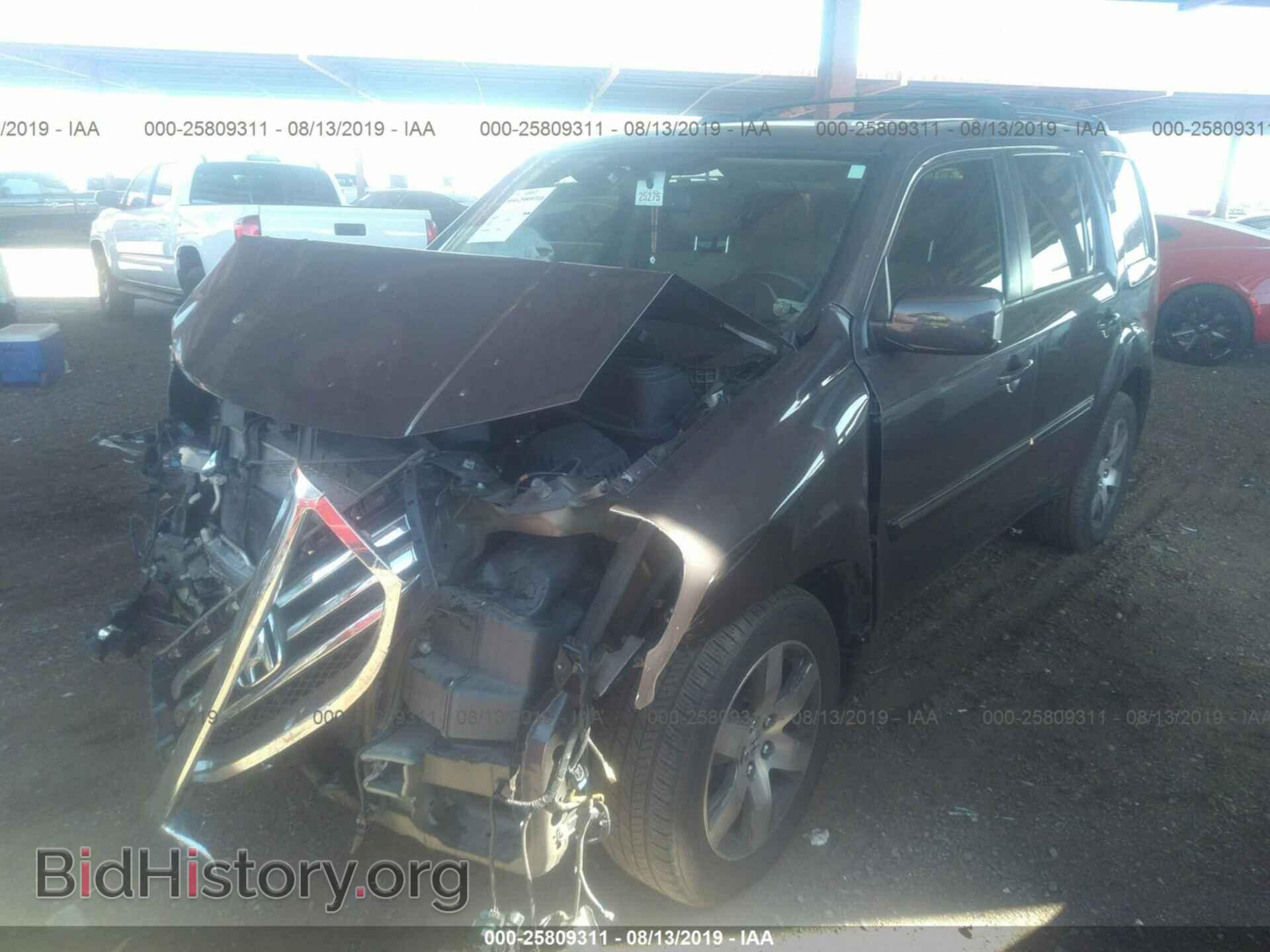 2013 HONDA PILOT - VIN: 5FNYF4H91DB030160 - Фото 2