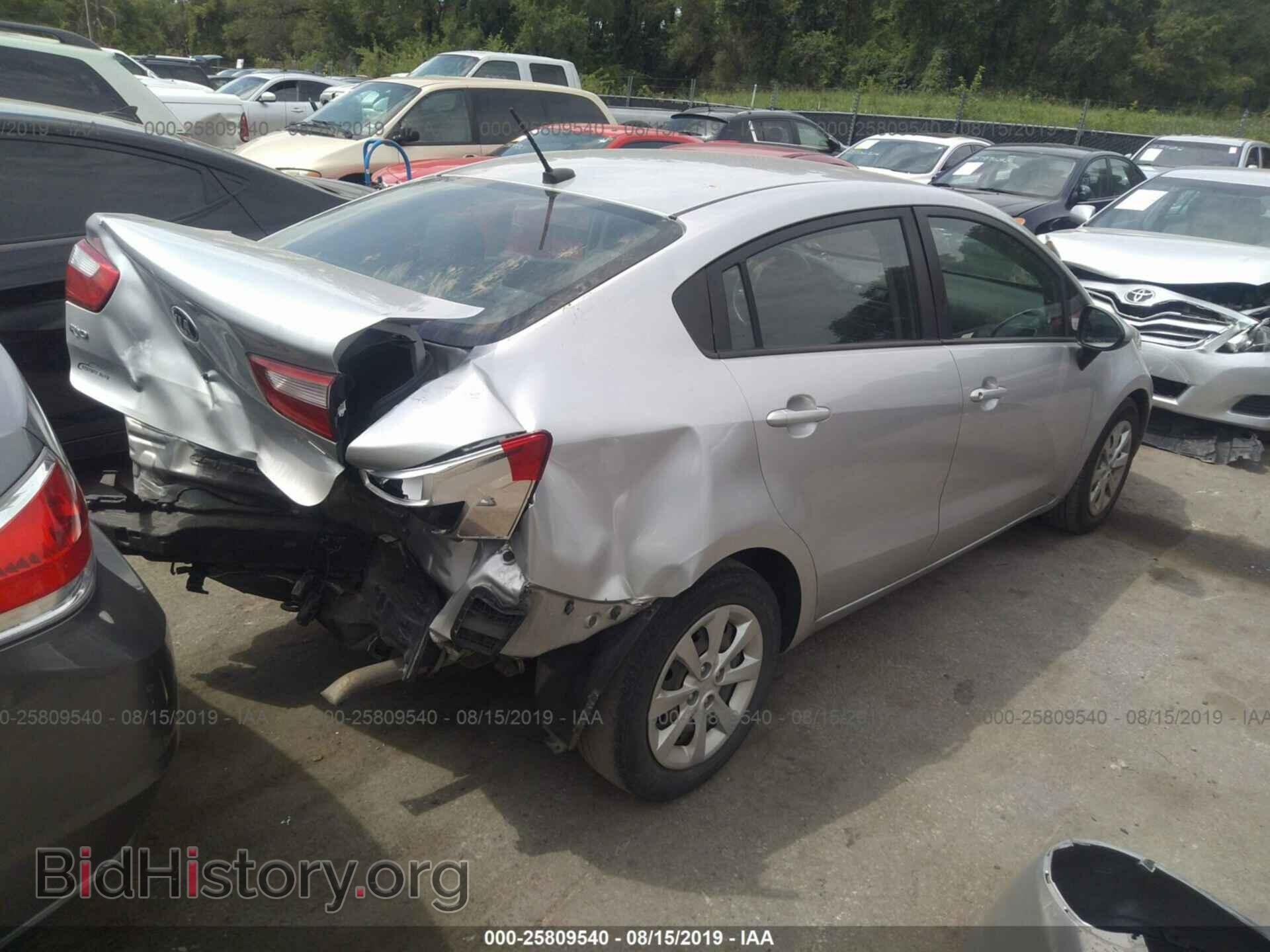 2013 KIA RIO - VIN: KNADM4A36D6275720 - Фото 4