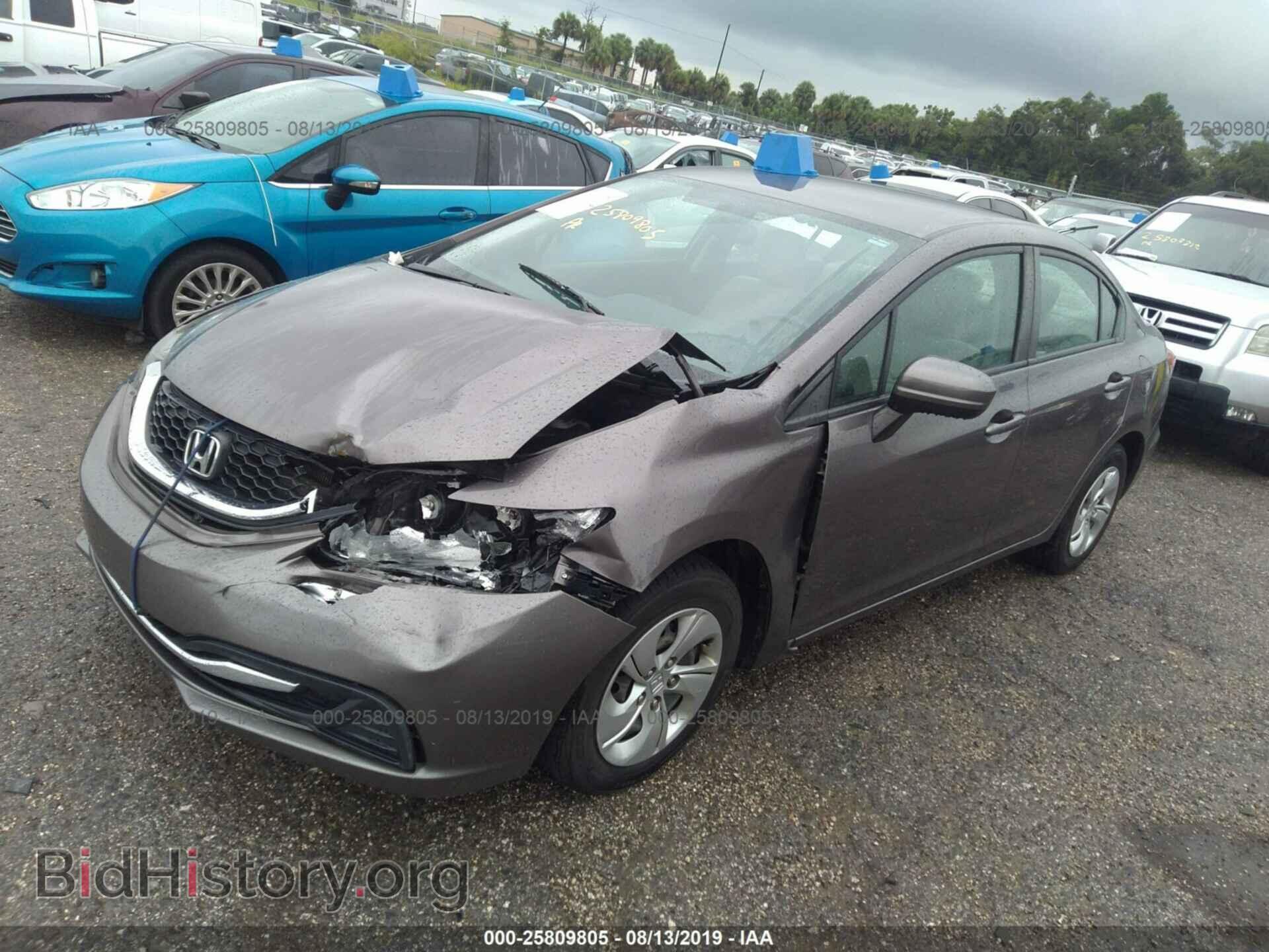 2014 HONDA CIVIC - VIN: 19XFB2F55EE034985 - Фото 2