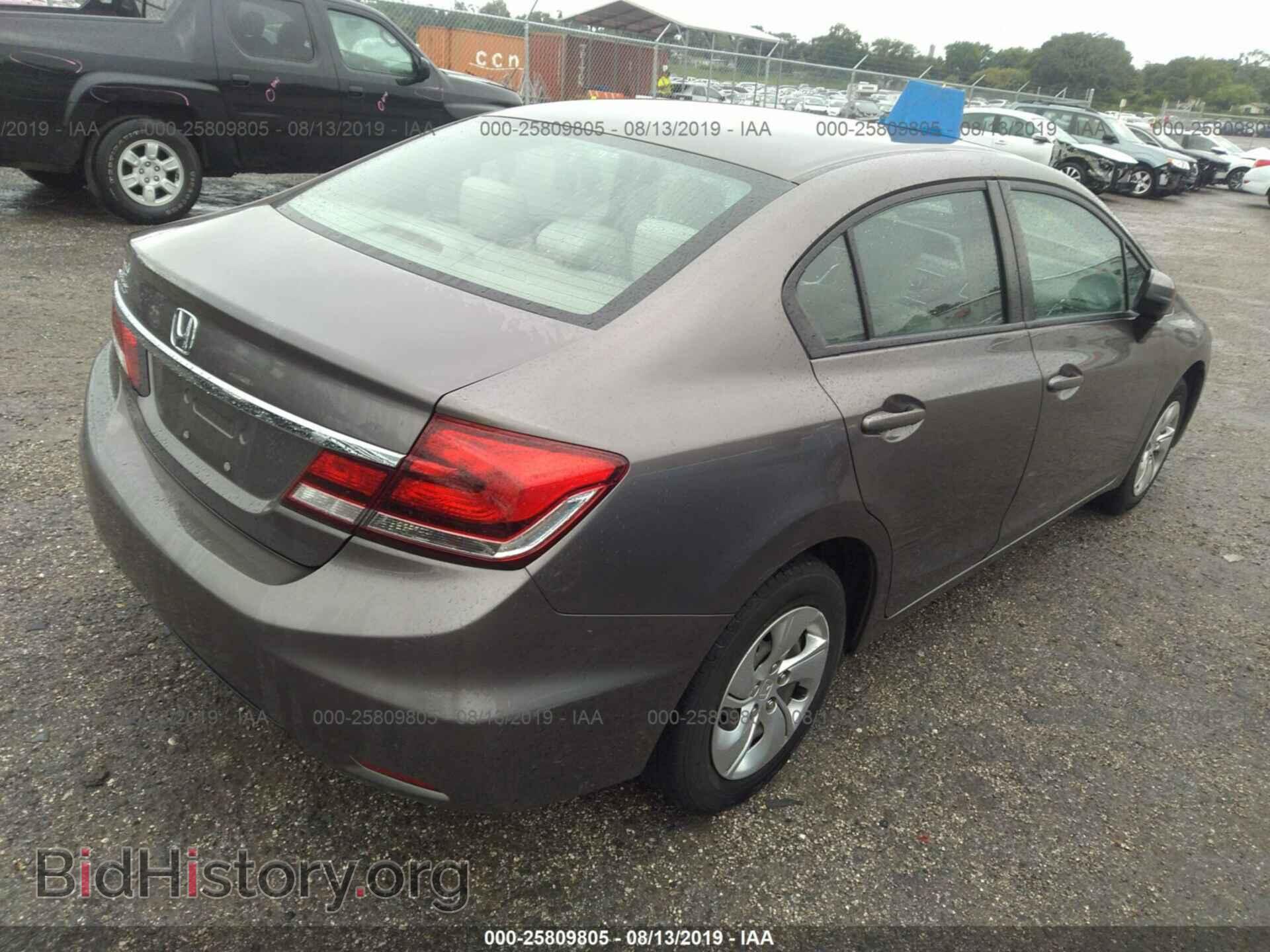 2014 HONDA CIVIC - VIN: 19XFB2F55EE034985 - Фото 4