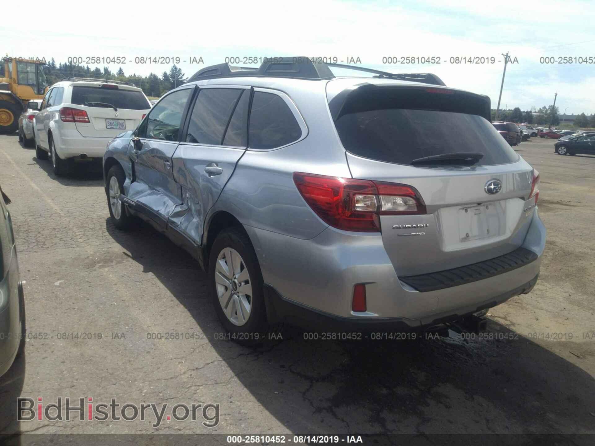 2015 SUBARU OUTBACK - VIN: 4S4BSAEC8F3321086 - Фото 3