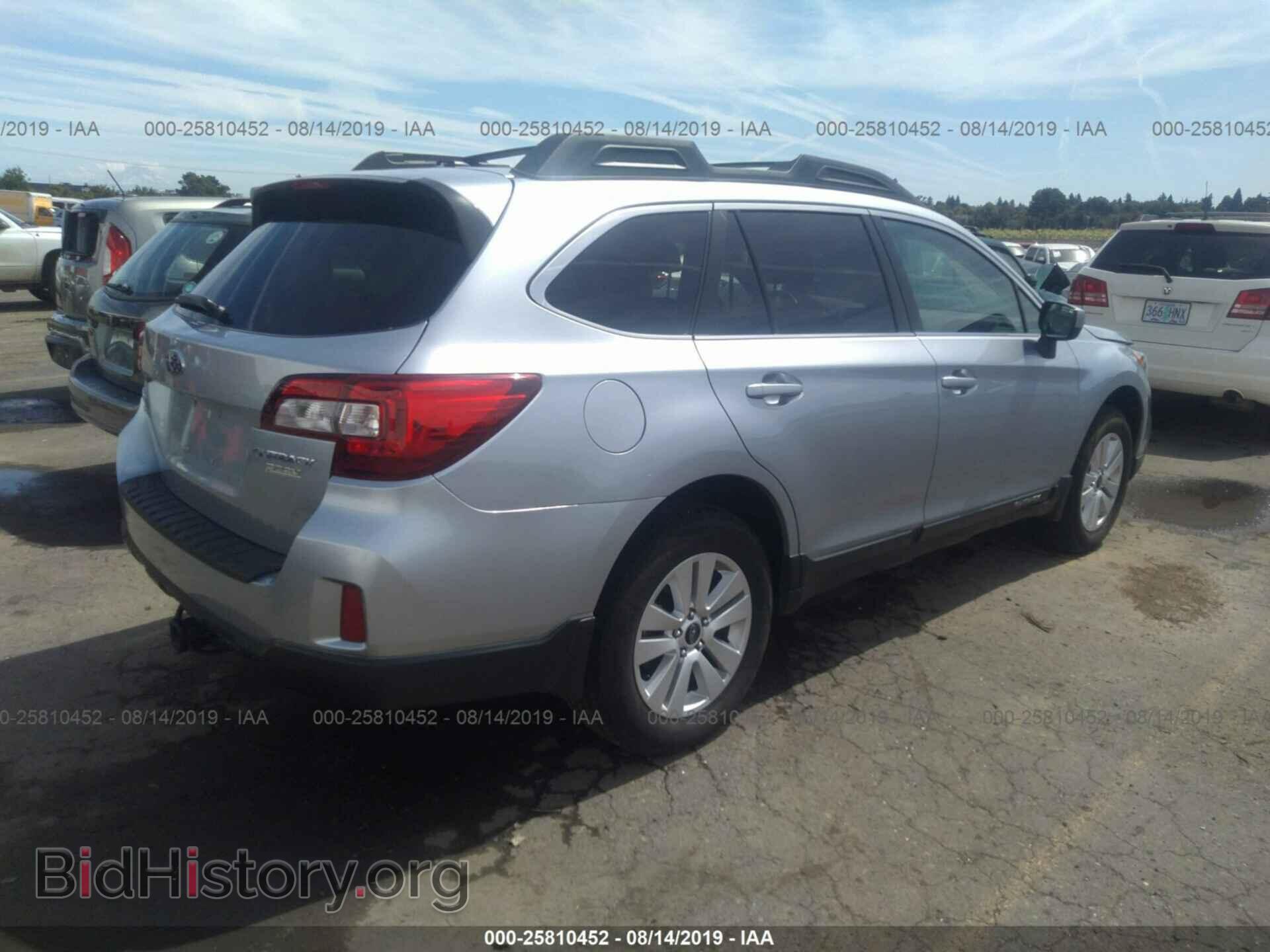2015 SUBARU OUTBACK - VIN: 4S4BSAEC8F3321086 - Фото 4