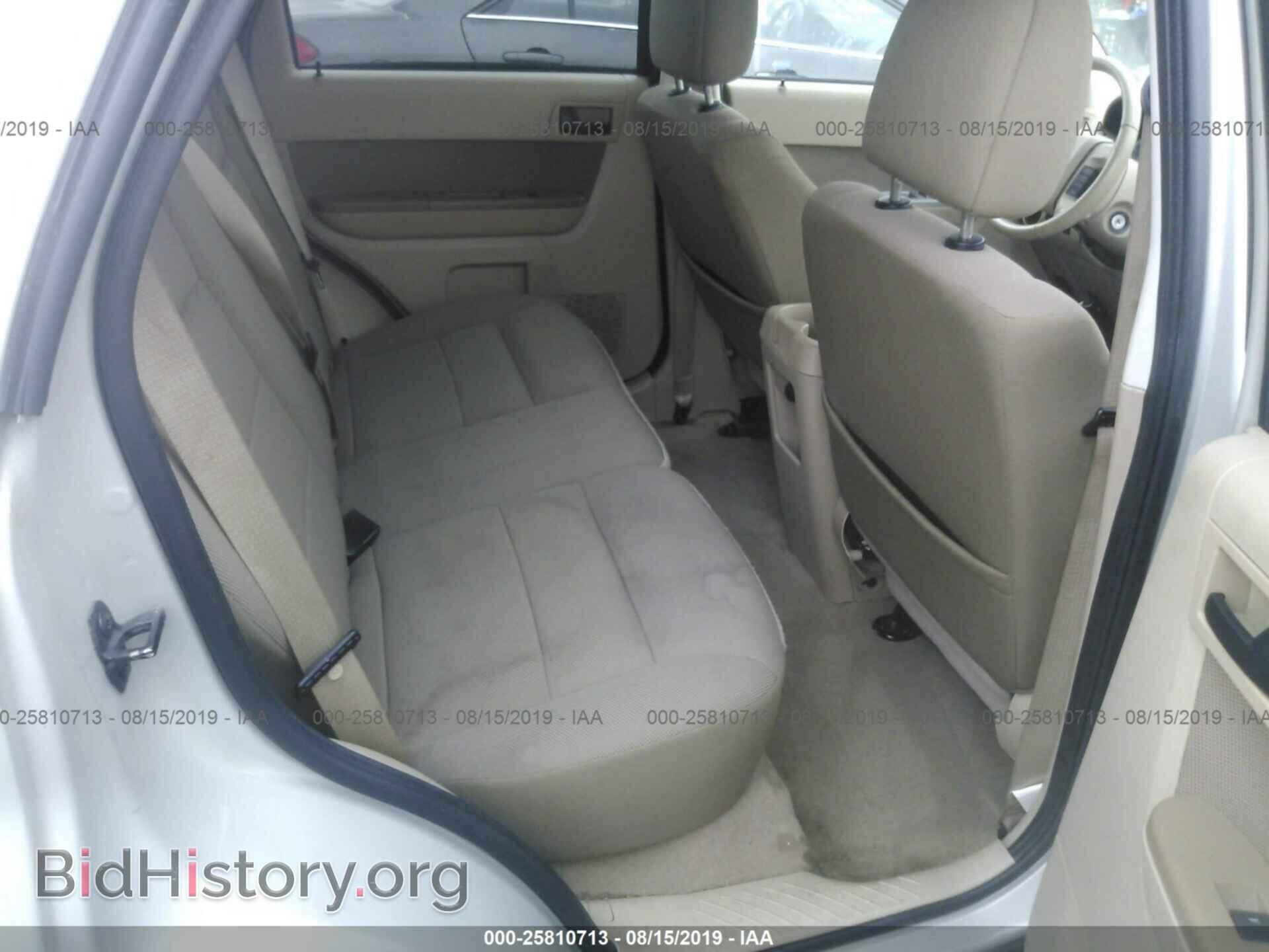 2009 FORD ESCAPE - VIN: 1FMCU037X9KD07344 - Фото 8