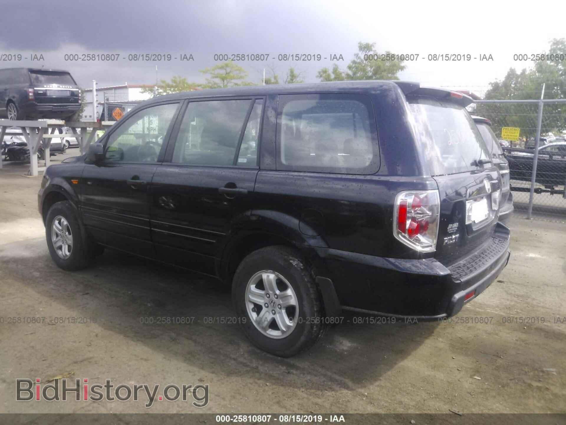2006 HONDA PILOT - VIN: 2HKYF18156H547572 - Фото 3