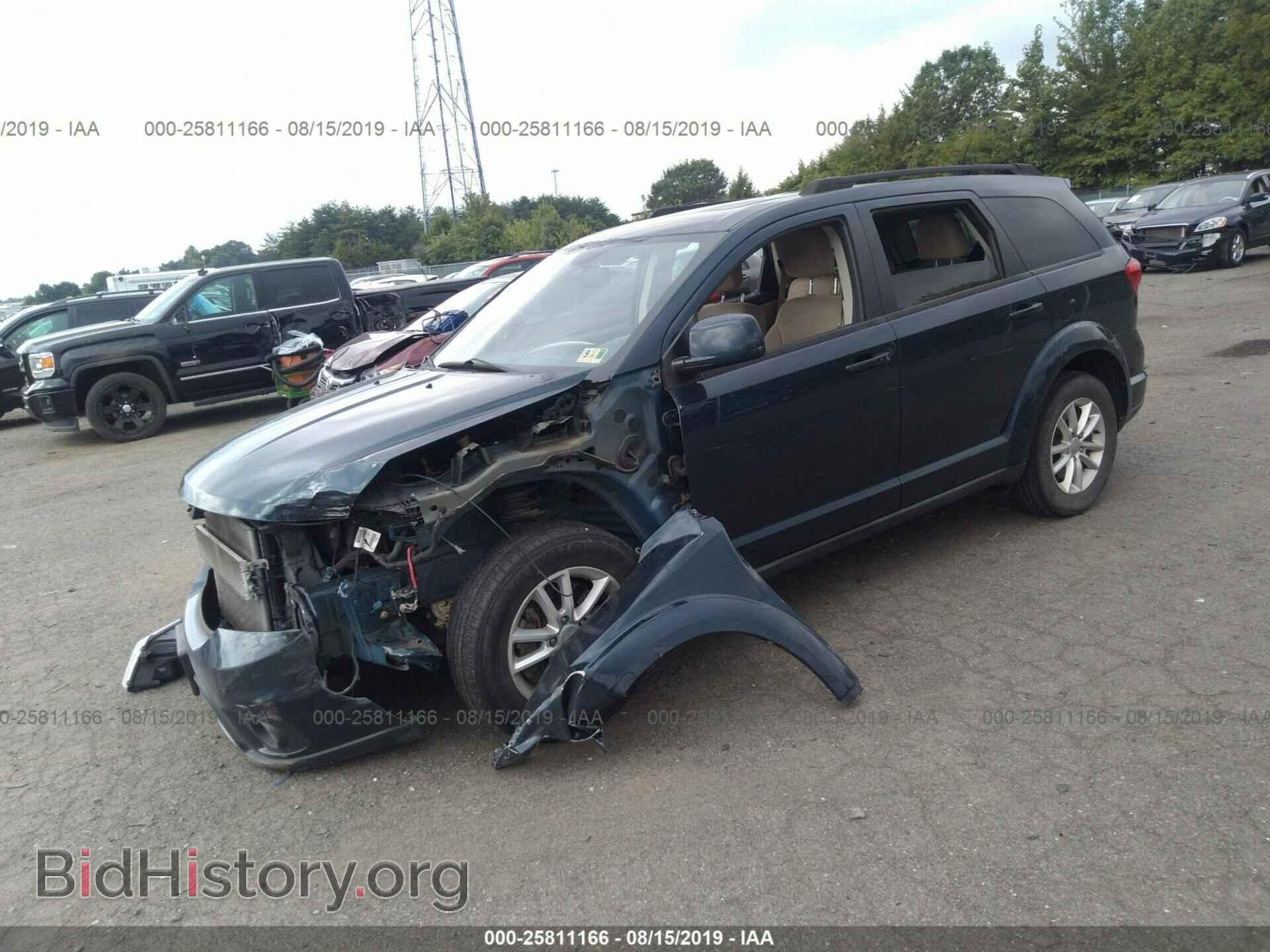 2014 DODGE JOURNEY - VIN: 3C4PDCBB7ET103445 - Фото 2