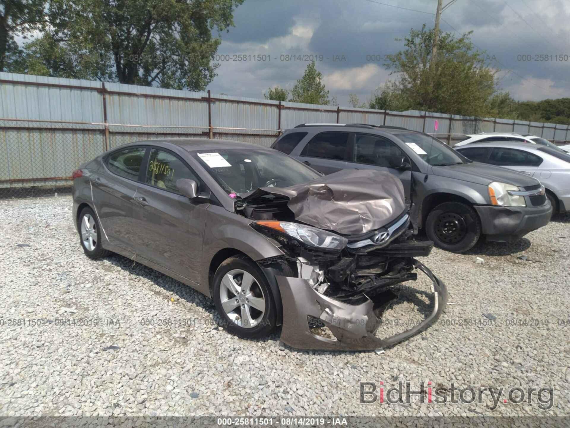 Photo 5NPDH4AE9CH127039 - HYUNDAI ELANTRA 2012