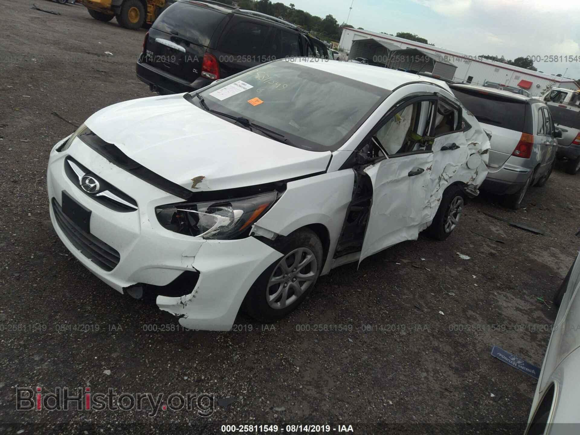 2012 HYUNDAI ACCENT - VIN: KMHCT4AEXCU070135 - Фото 2