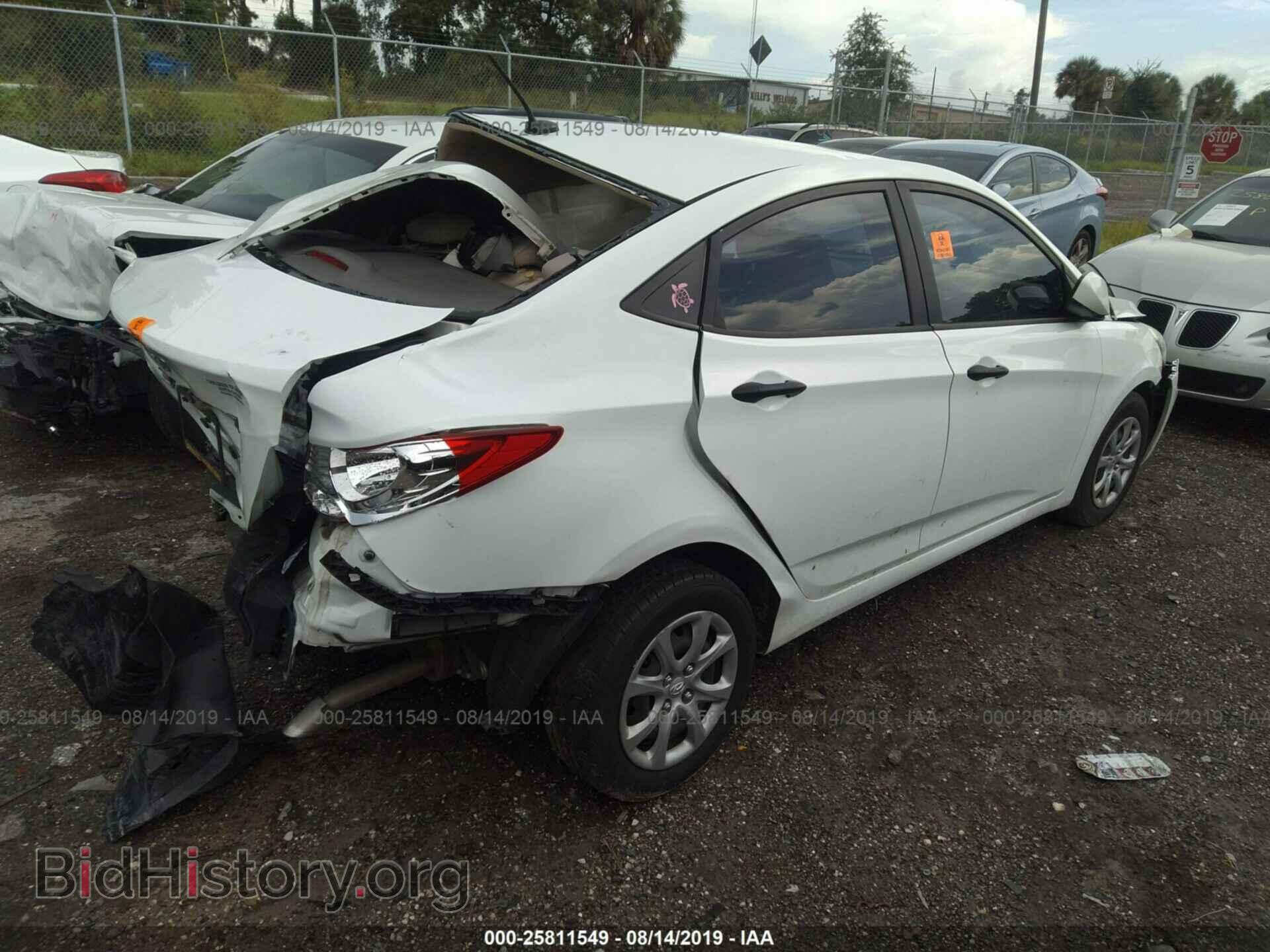 2012 HYUNDAI ACCENT - VIN: KMHCT4AEXCU070135 - Фото 4