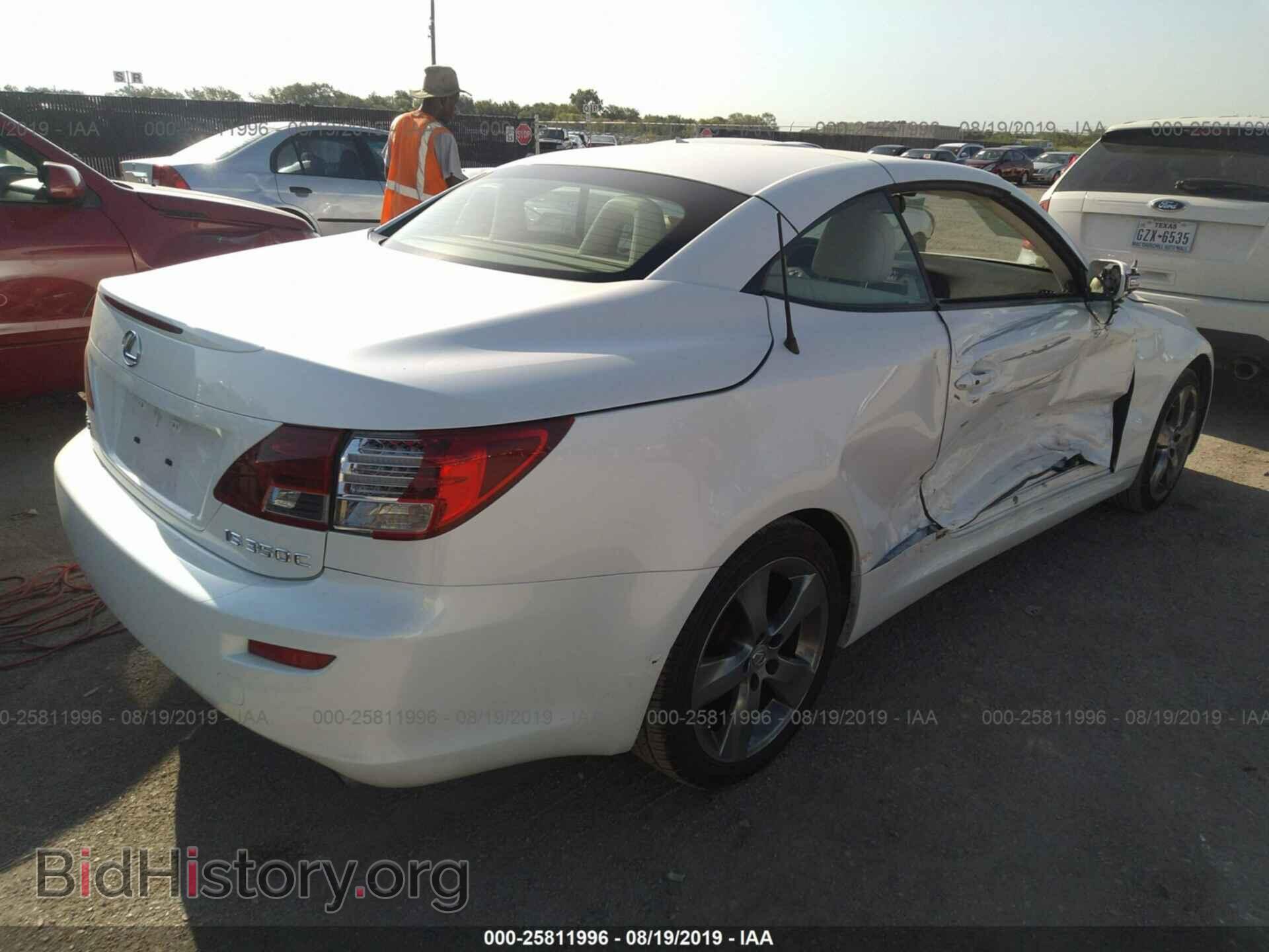 2010 LEXUS IS - VIN: JTHFE2C2XA2500823 - Photo 4