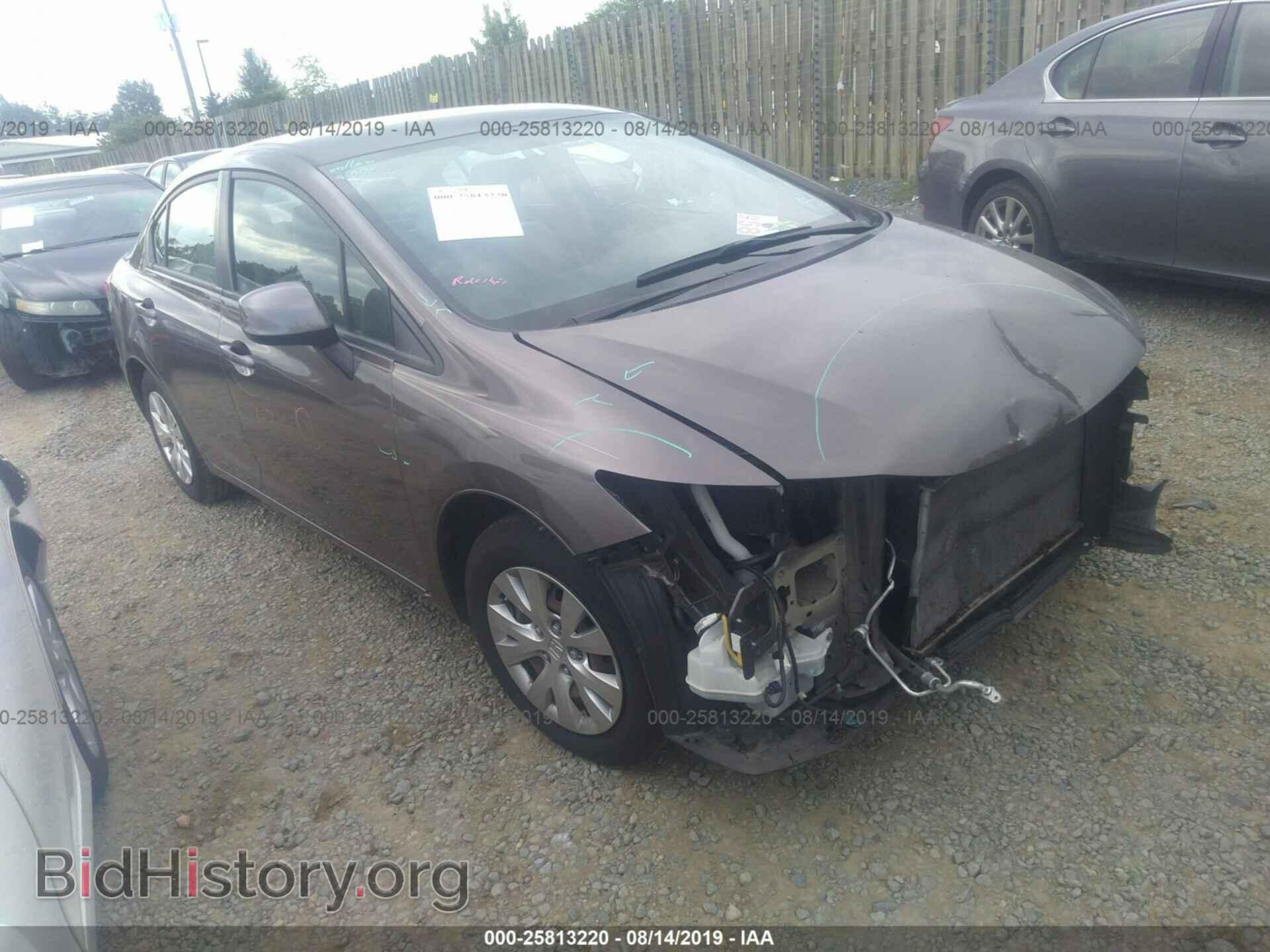 Фотография 2HGFB2F55CH535247 - HONDA CIVIC 2012