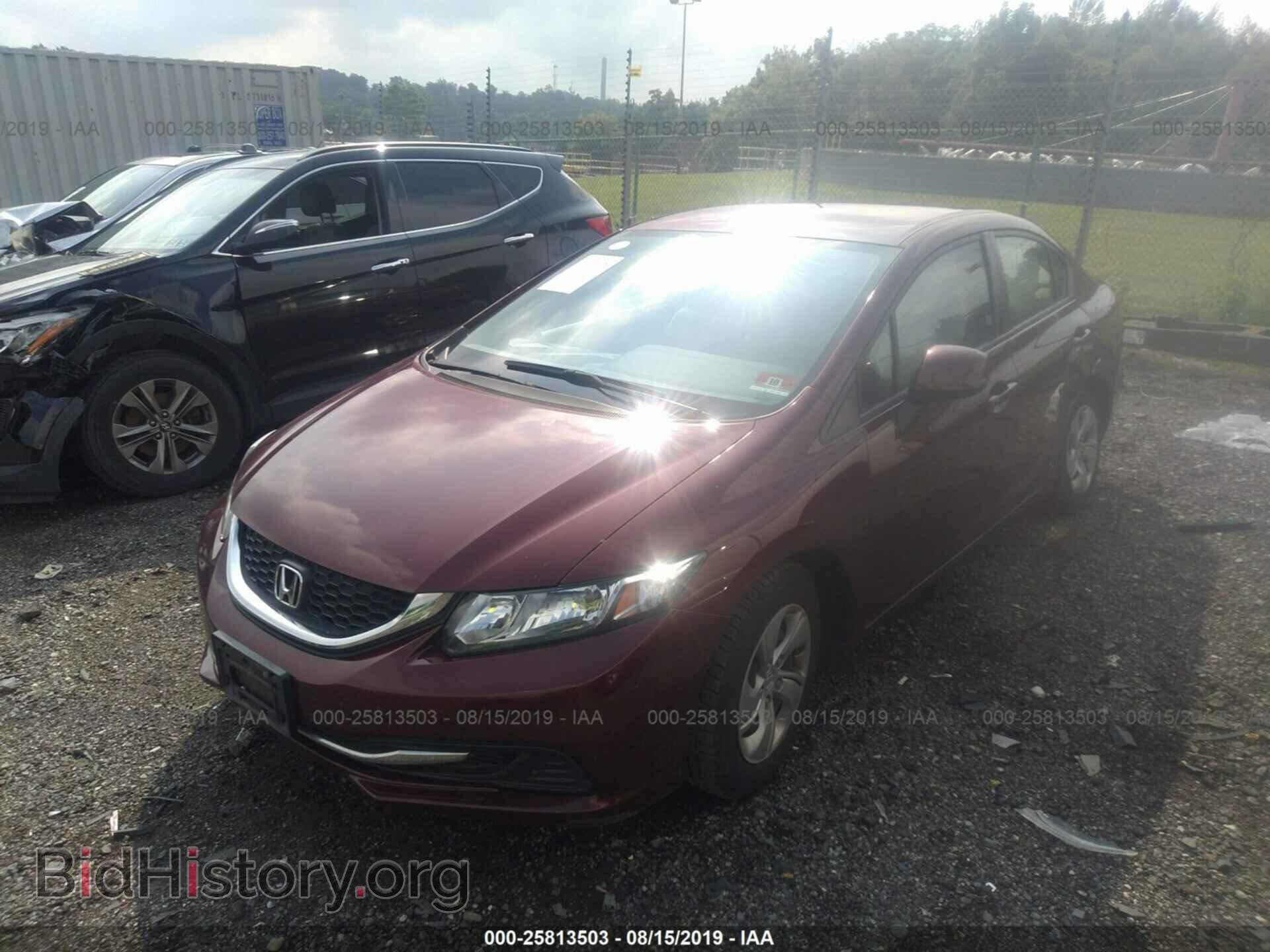 2013 HONDA CIVIC - VIN: 2HGFB2F58DH581477 - Фото 2