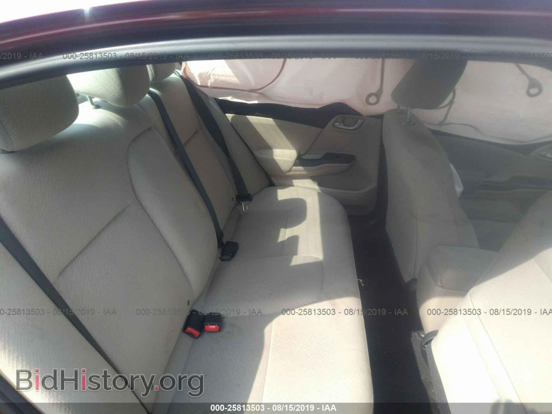 2013 HONDA CIVIC - VIN: 2HGFB2F58DH581477 - Фото 8