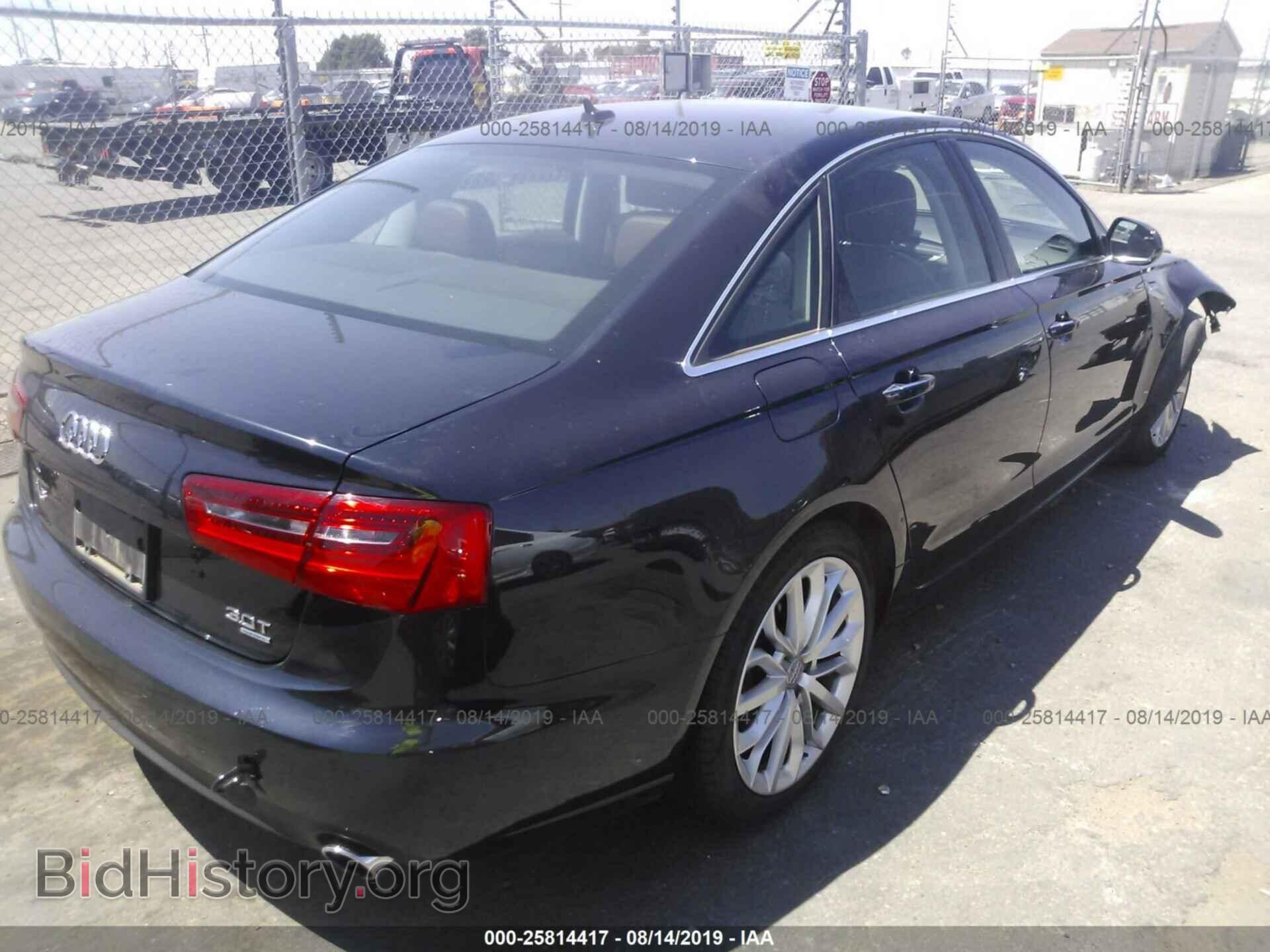2013 AUDI A6 - VIN: WAUGGAFC5DN043031 - Фото 4