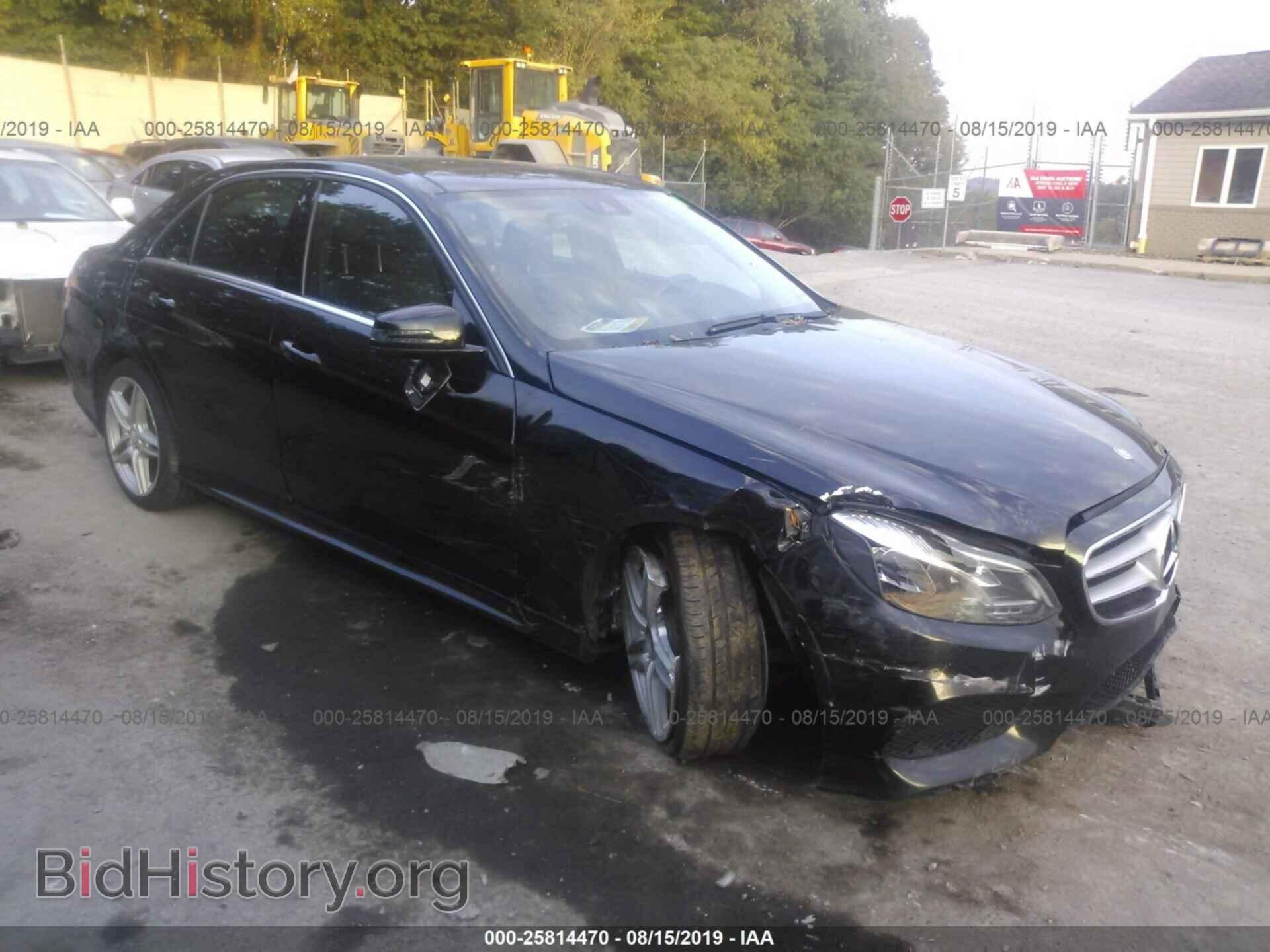 Photo WDDHF8JB1EB005886 - MERCEDES-BENZ E 2014