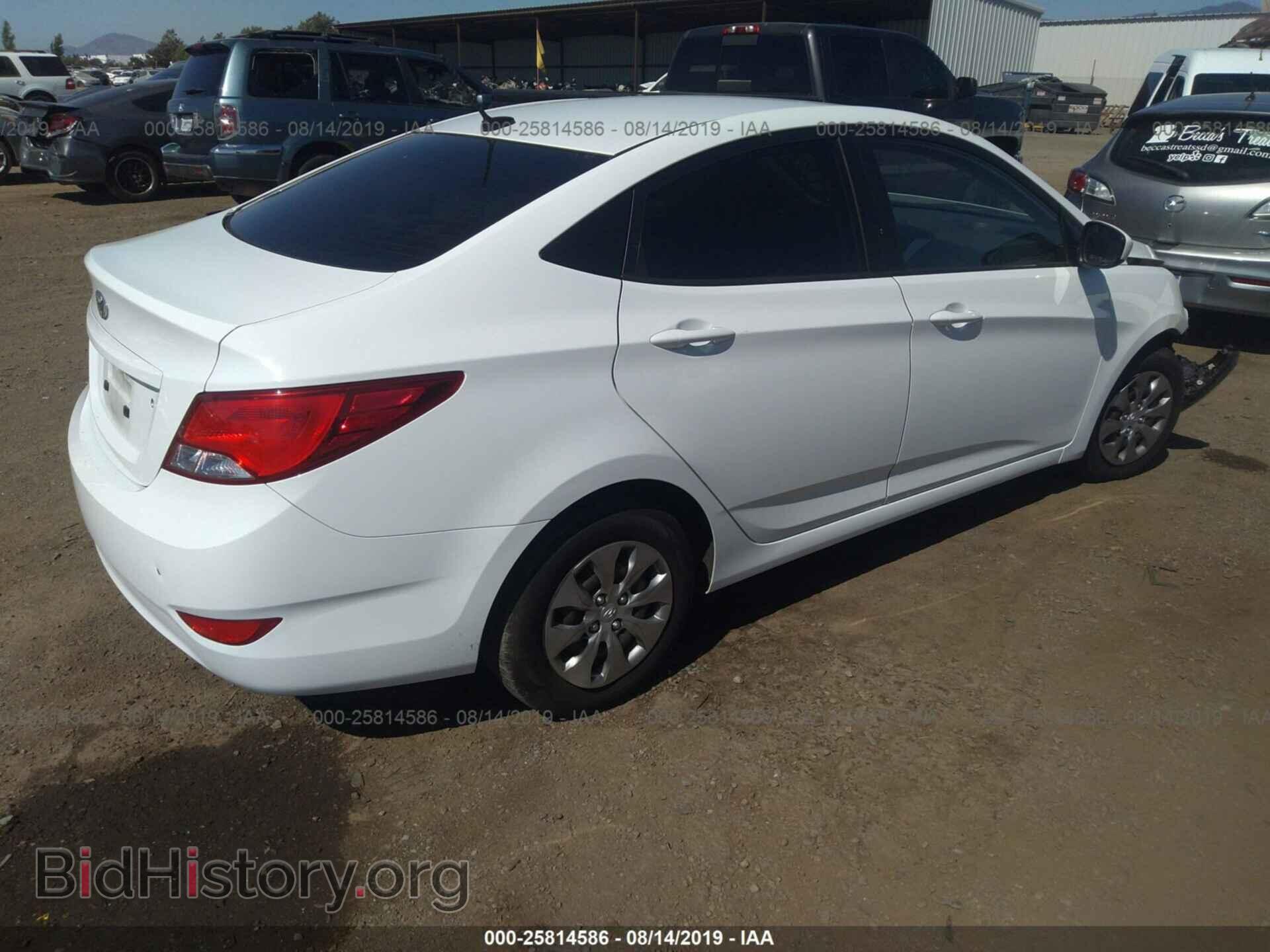 2016 HYUNDAI ACCENT - VIN: KMHCT4AE5GU034486 - Фото 4