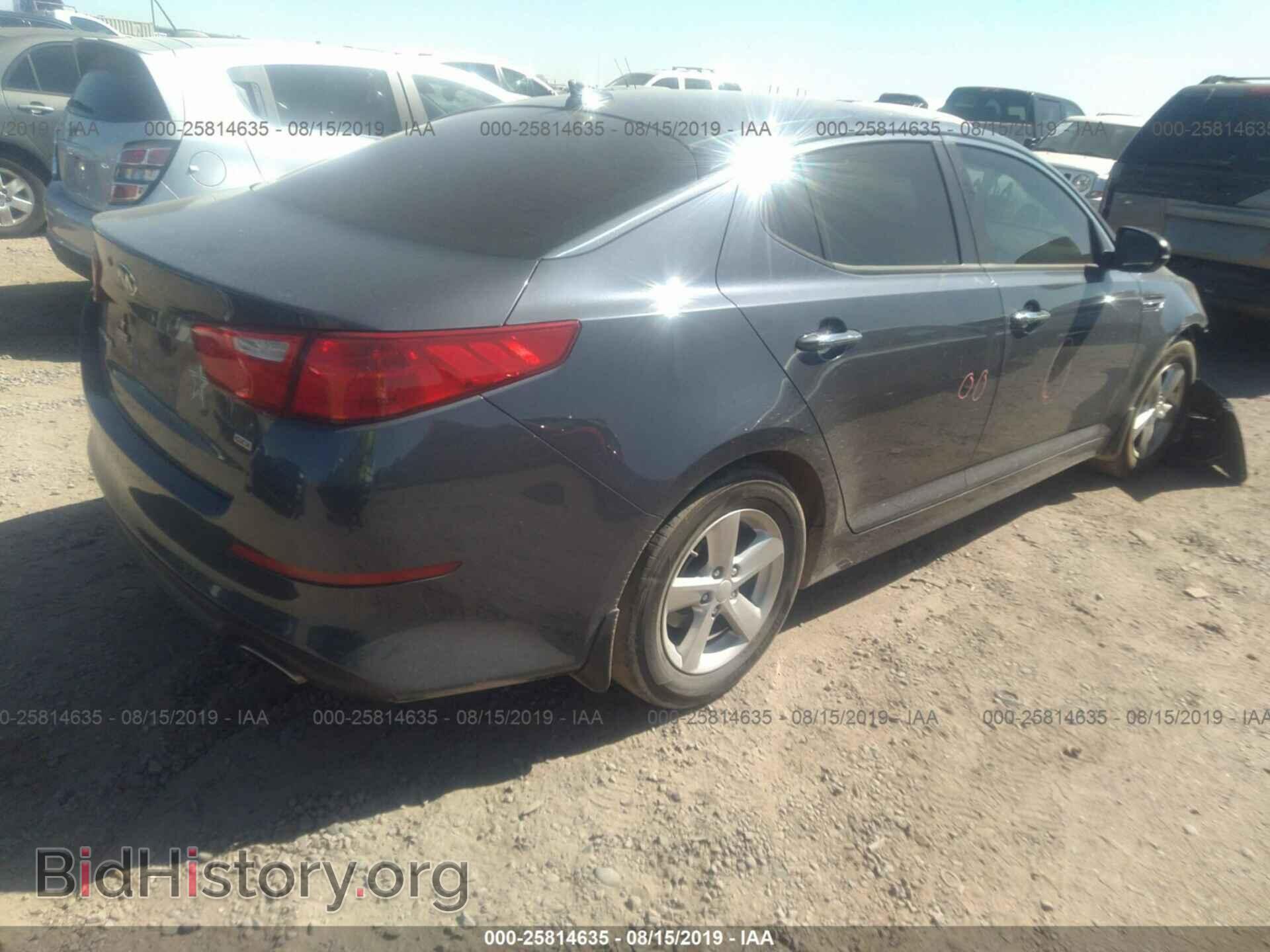 2015 KIA OPTIMA - VIN: 5XXGM4A74FG468522 - Фото 4