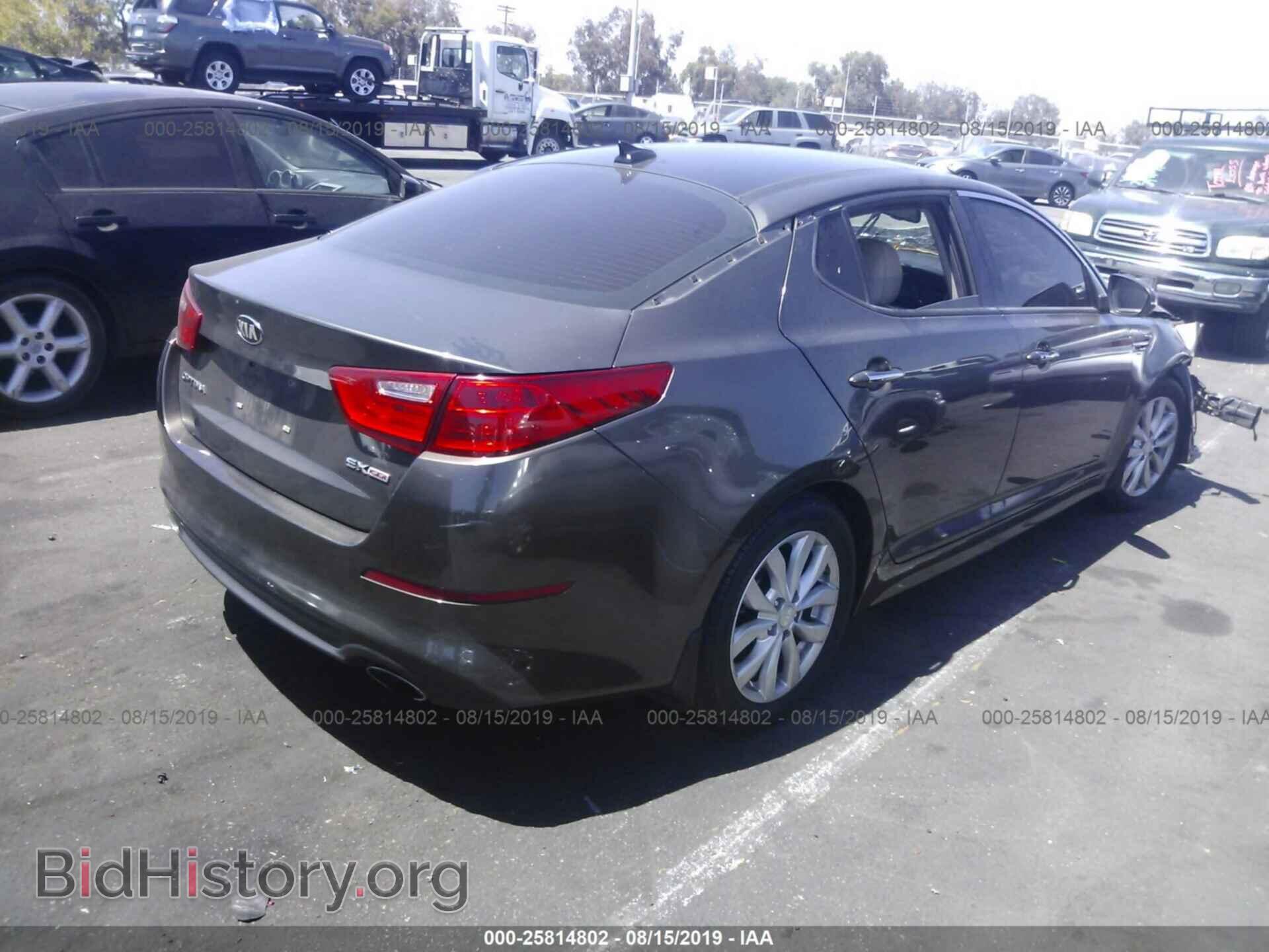 2015 KIA OPTIMA - VIN: 5XXGN4A75FG406379 - Фото 4