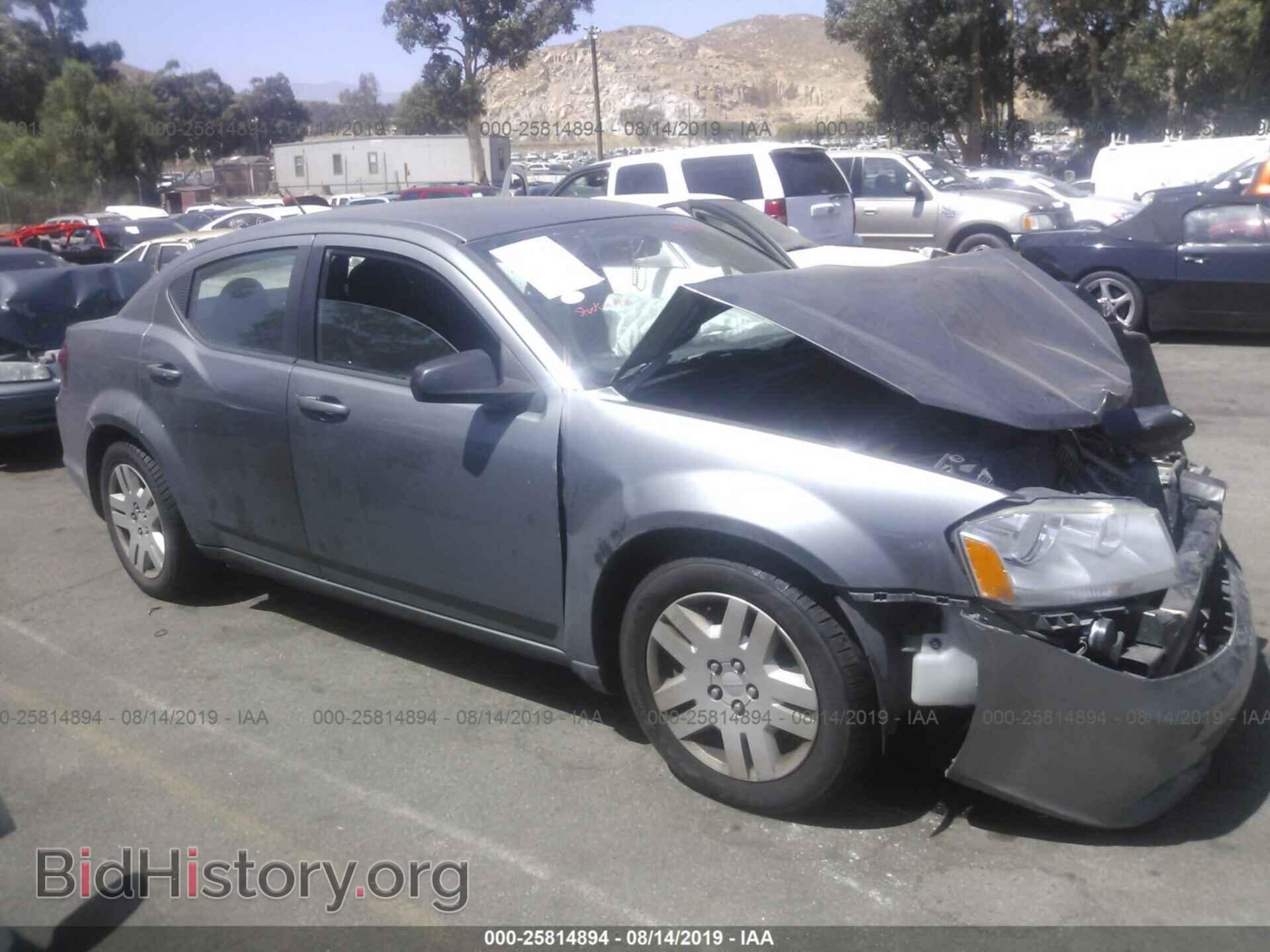 Photo 1C3CDZAB7CN275513 - DODGE AVENGER 2012