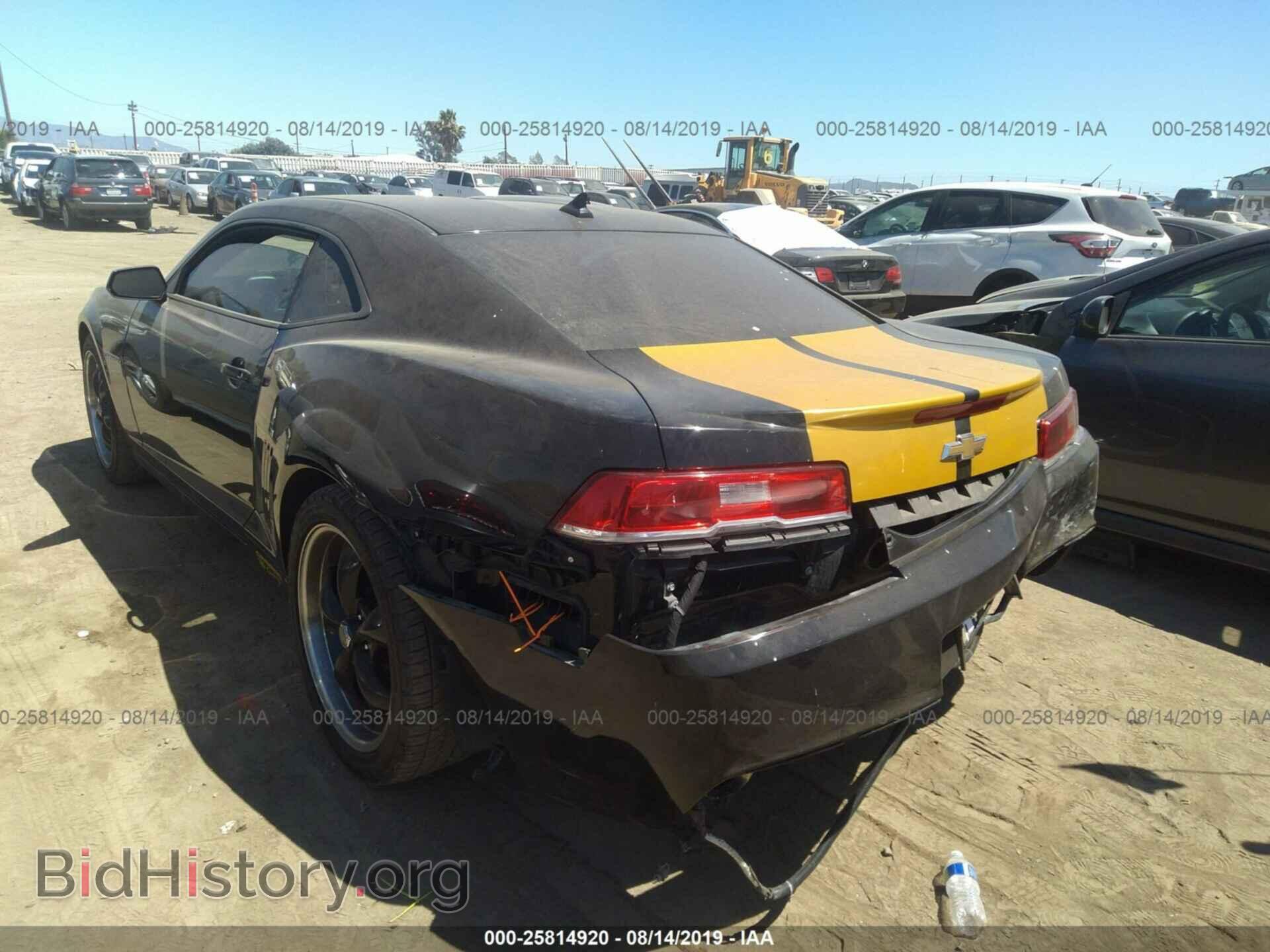 2014 CHEVROLET CAMARO - VIN: 2G1FA1E34E9192433 - Фото 3