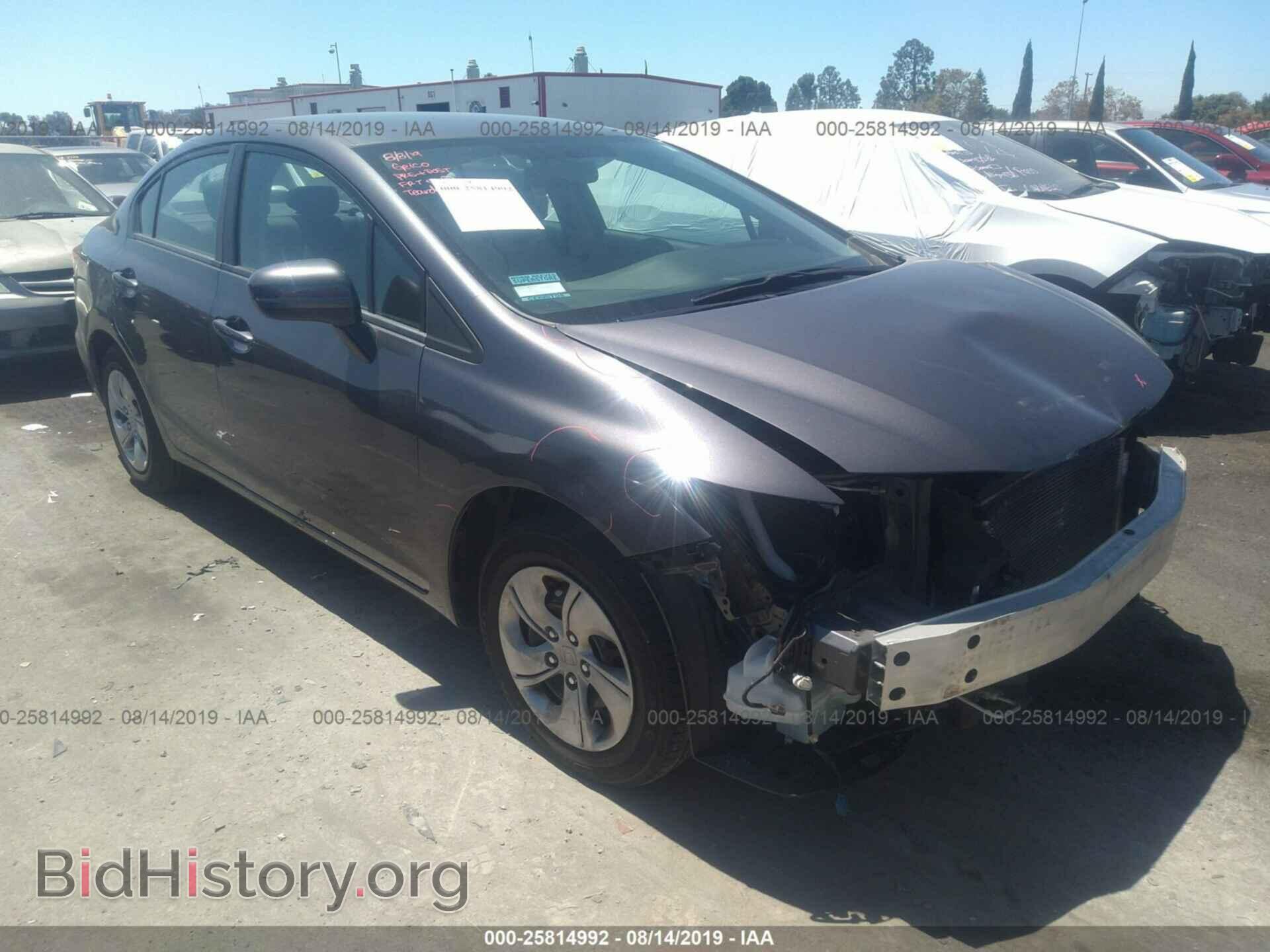 Фотография 19XFB2F54EE266378 - HONDA CIVIC 2014