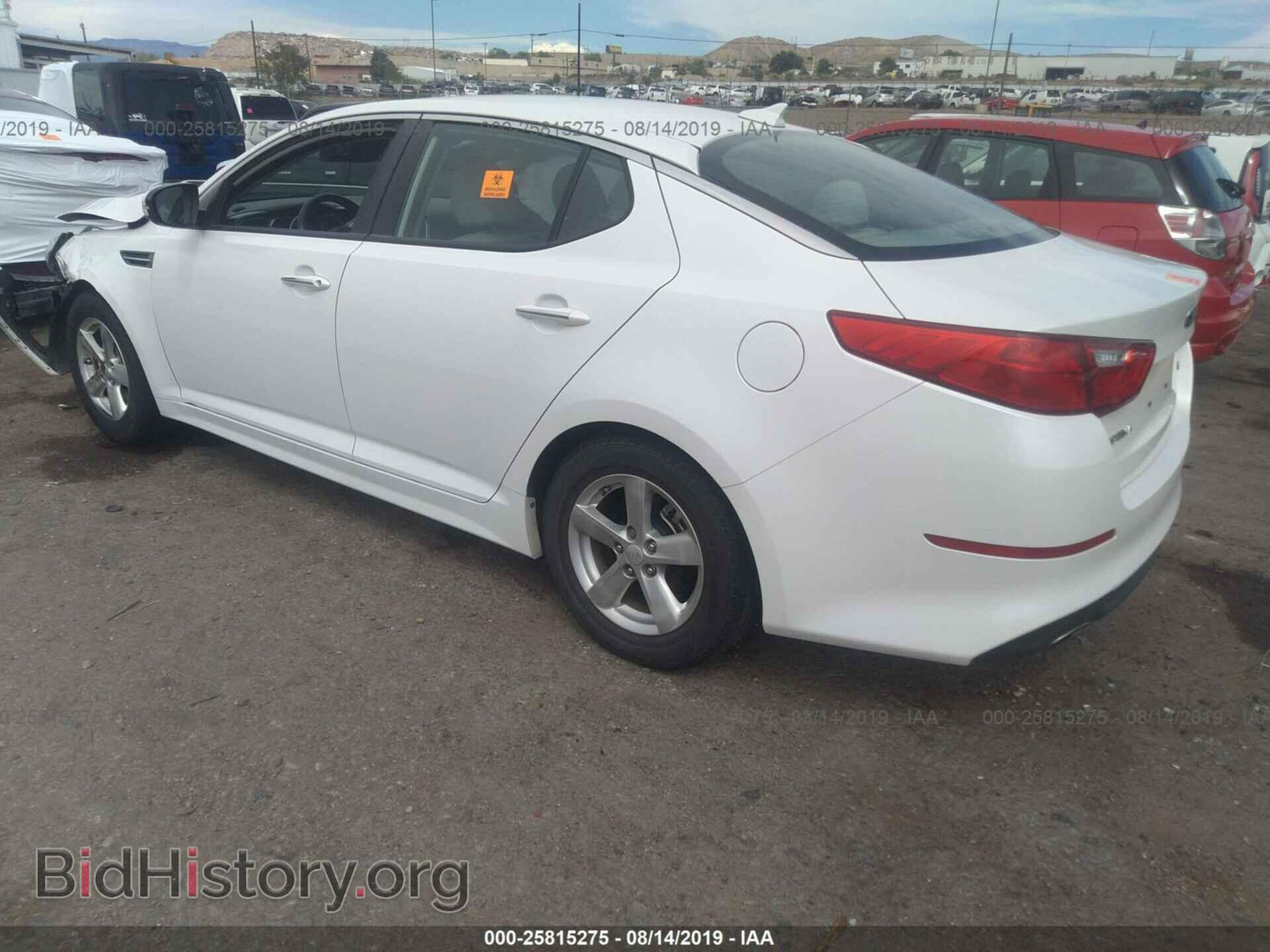 2014 KIA OPTIMA - VIN: KNAGM4A73E5511179 - Фото 3
