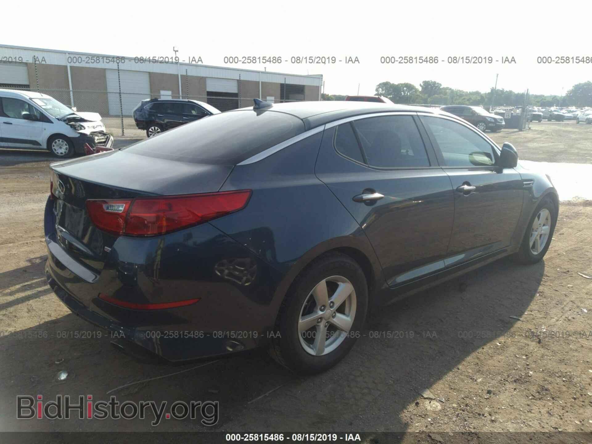 2015 KIA OPTIMA - VIN: KNAGM4A75F5558599 - Фото 4