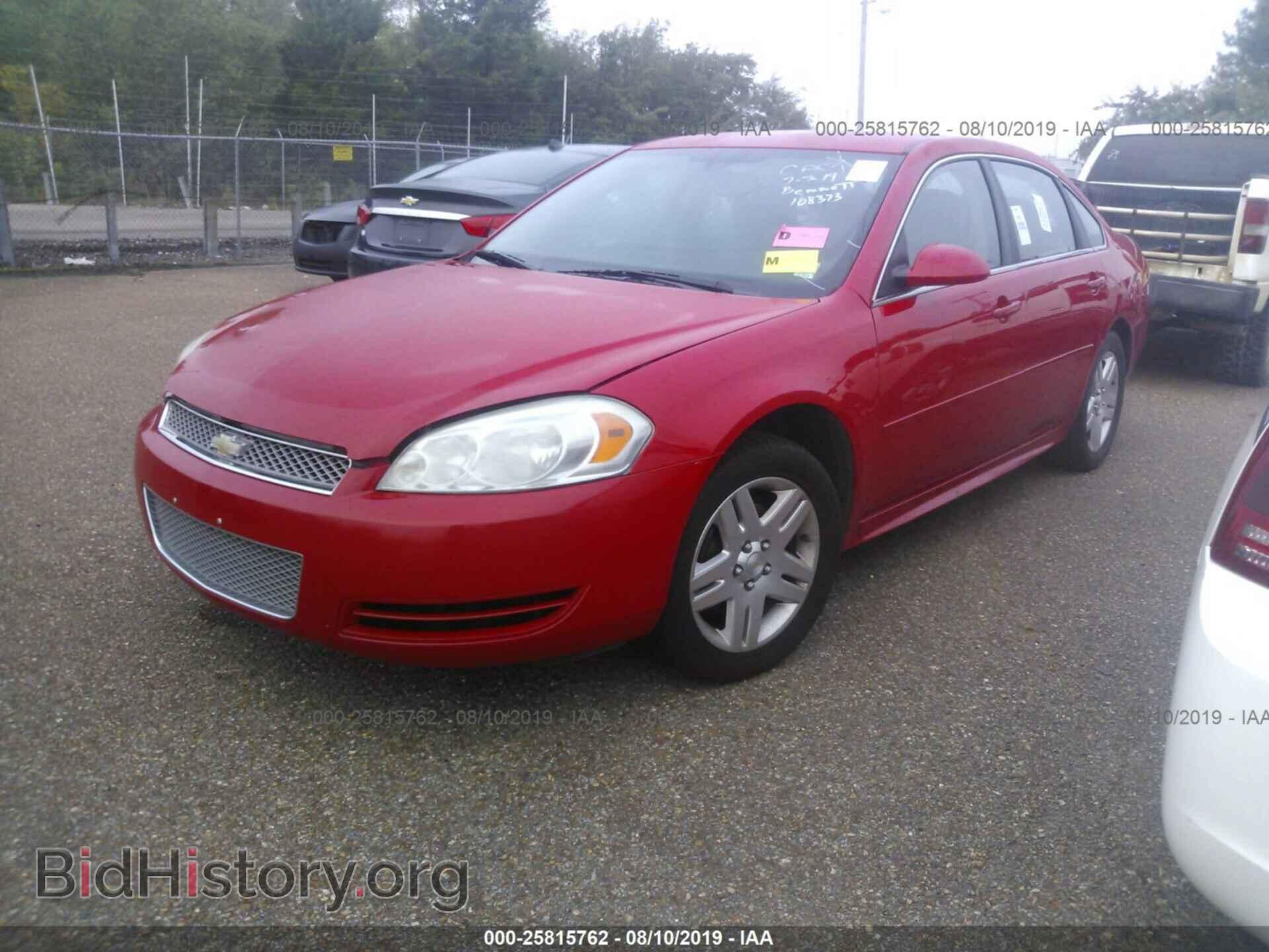 2013 CHEVROLET IMPALA - VIN: 2G1WG5E36D1108373 - Фото 2