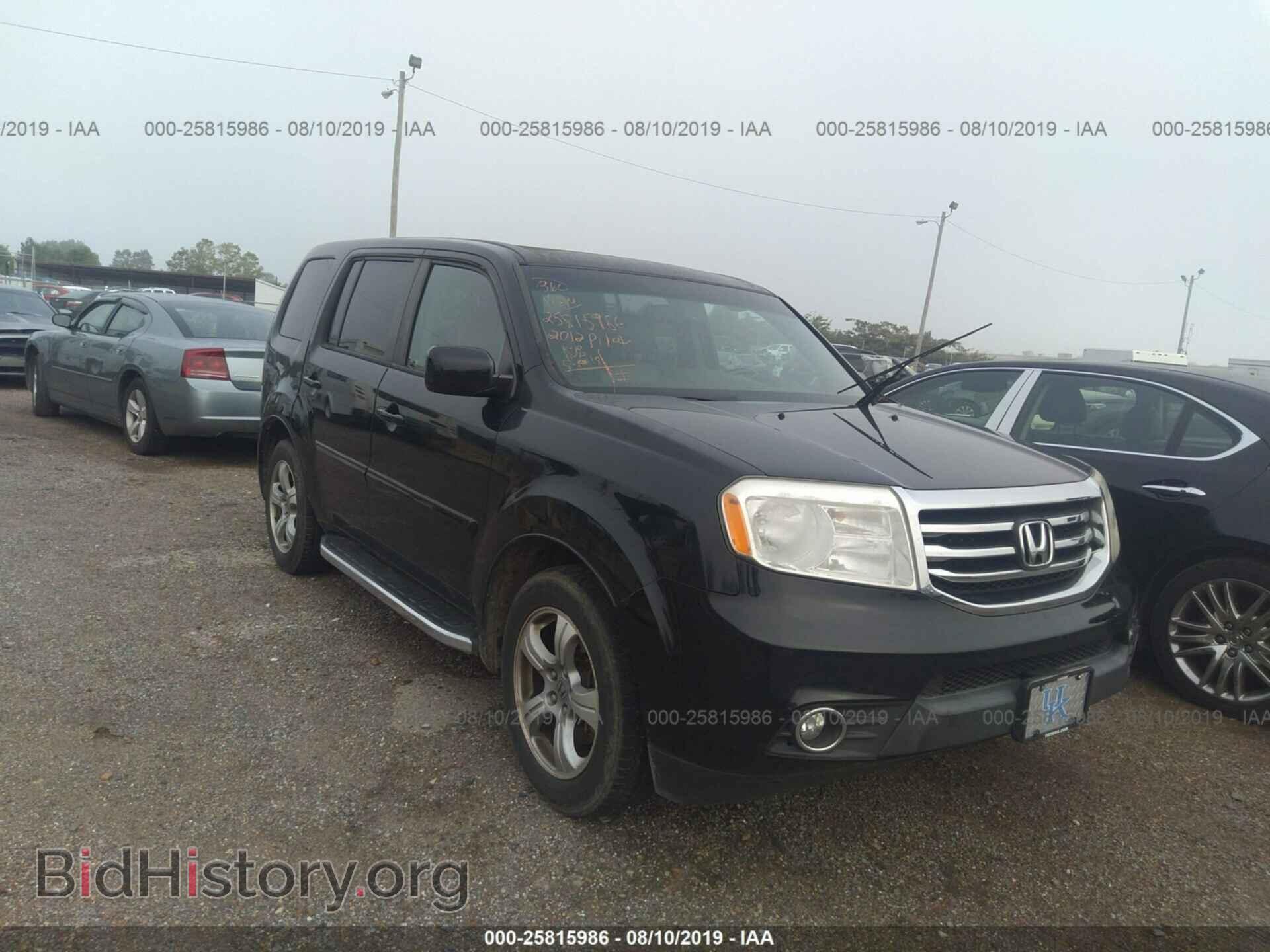 Фотография 5FNYF3H69CB035461 - HONDA PILOT 2012