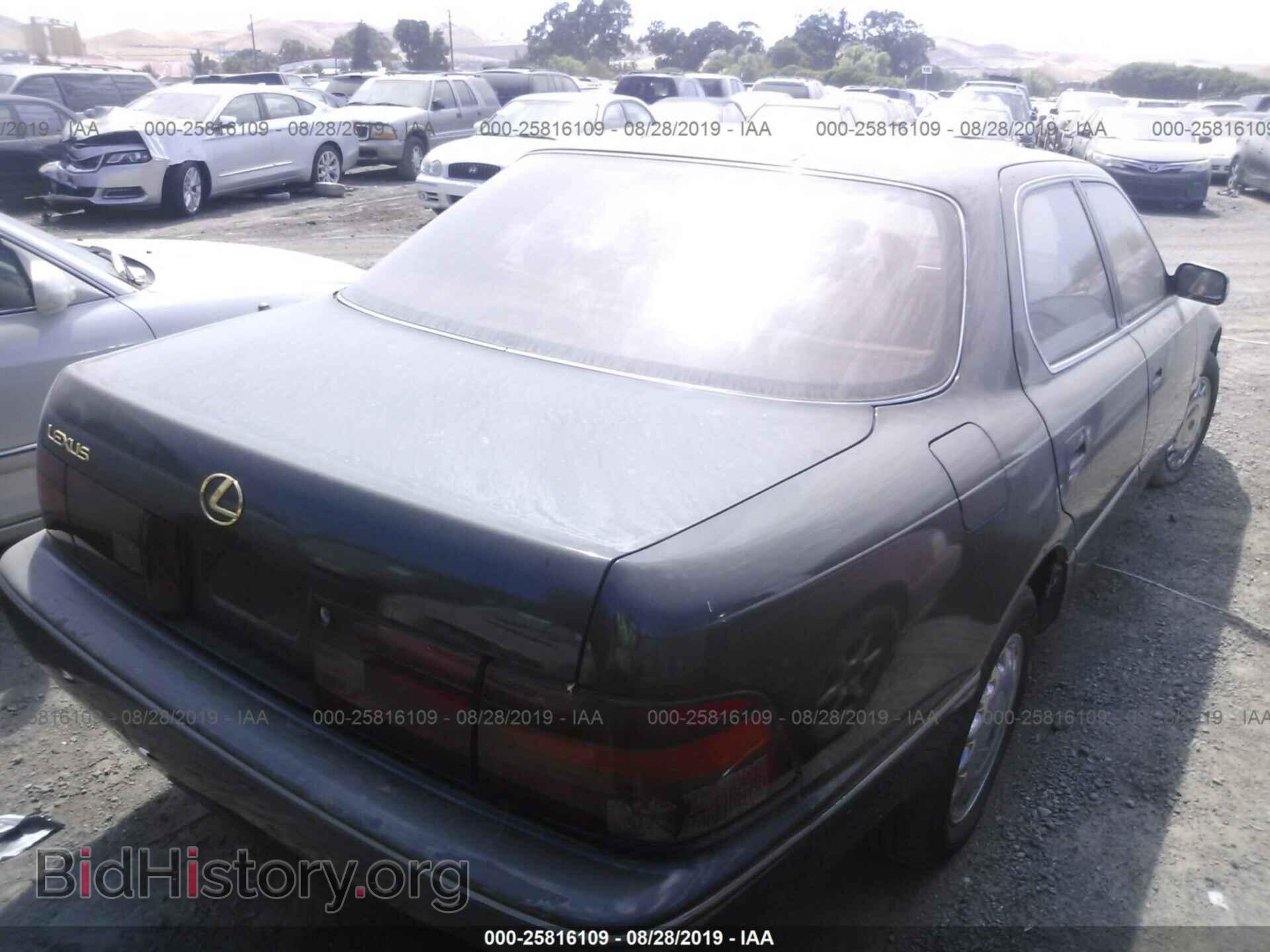 1992 LEXUS LS - VIN: JT8UF11E4N0139733 - Фото 4