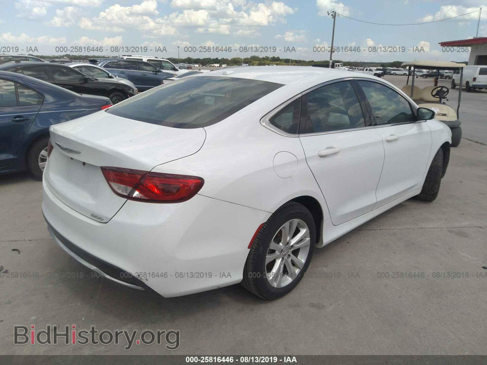2016 CHRYSLER 200 - VIN: 1C3CCCAB4GN106541 - Фото 4