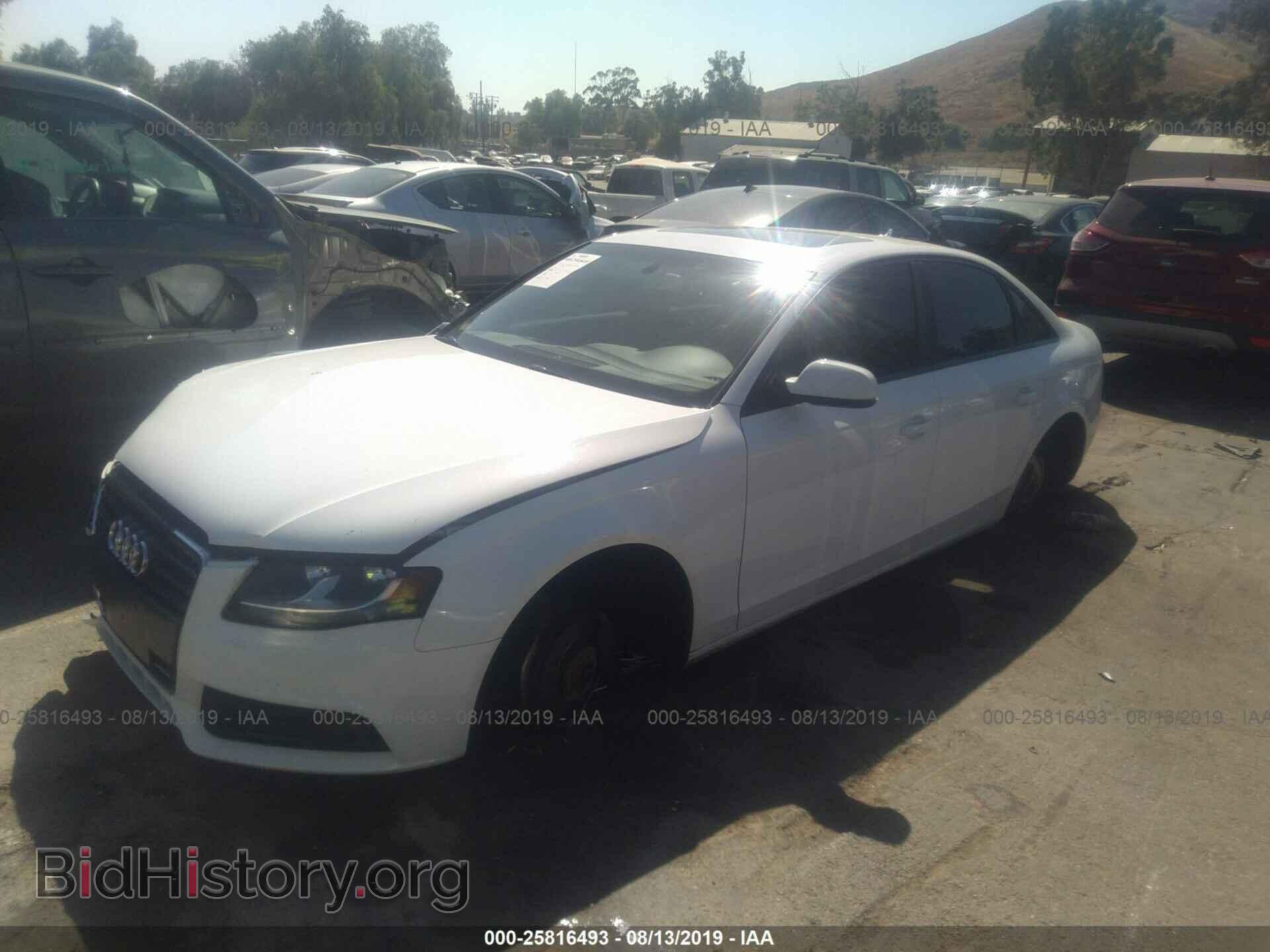 2012 AUDI A4 - VIN: WAUAFAFL7CN016095 - Фото 2