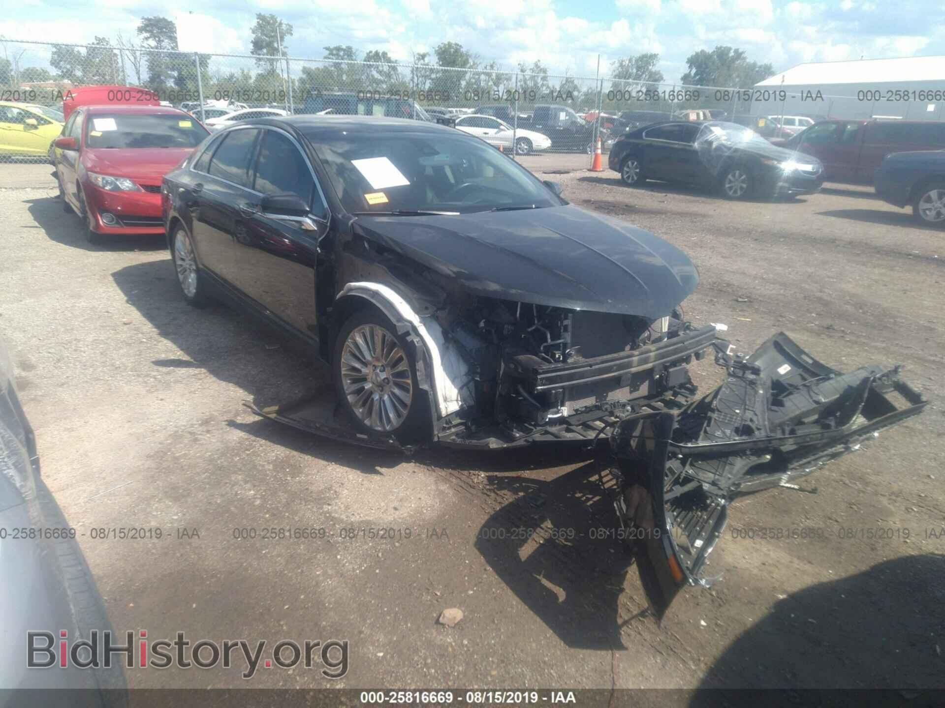 Фотография 3LN6L2JK7FR602010 - LINCOLN MKZ 2015