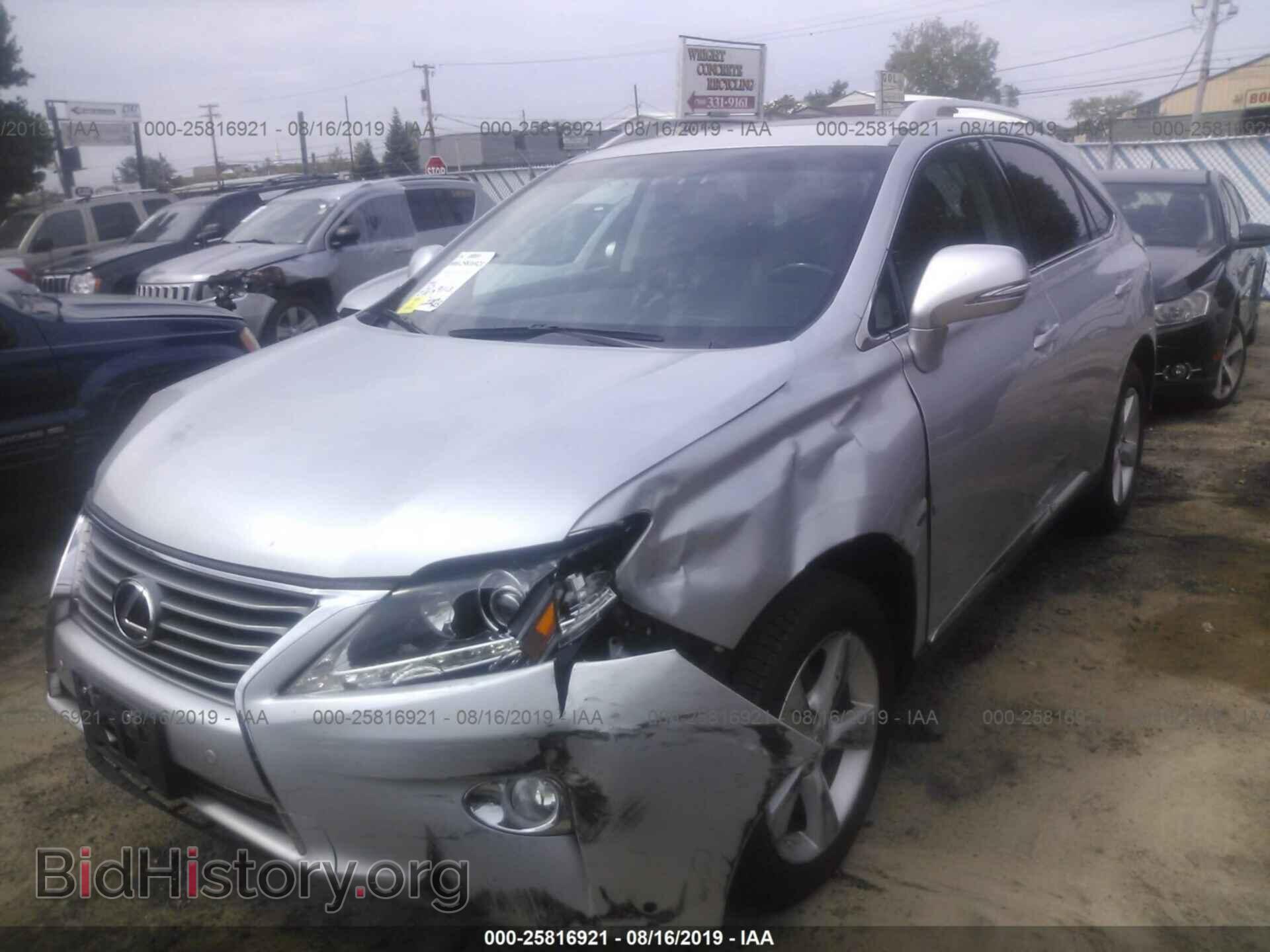 2014 LEXUS RX - VIN: 2T2BK1BA8EC246849 - Фото 2