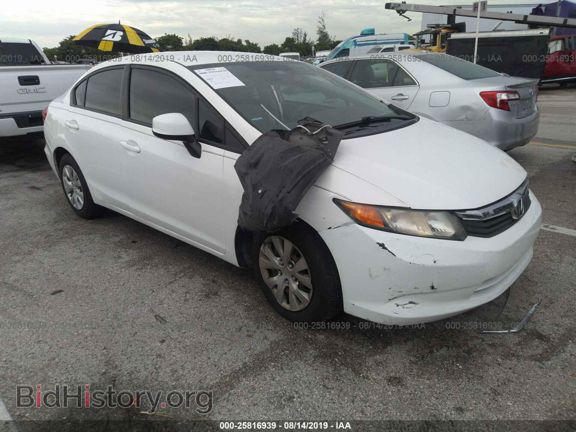 Photo 19XFB2F59CE012453 - HONDA CIVIC 2012
