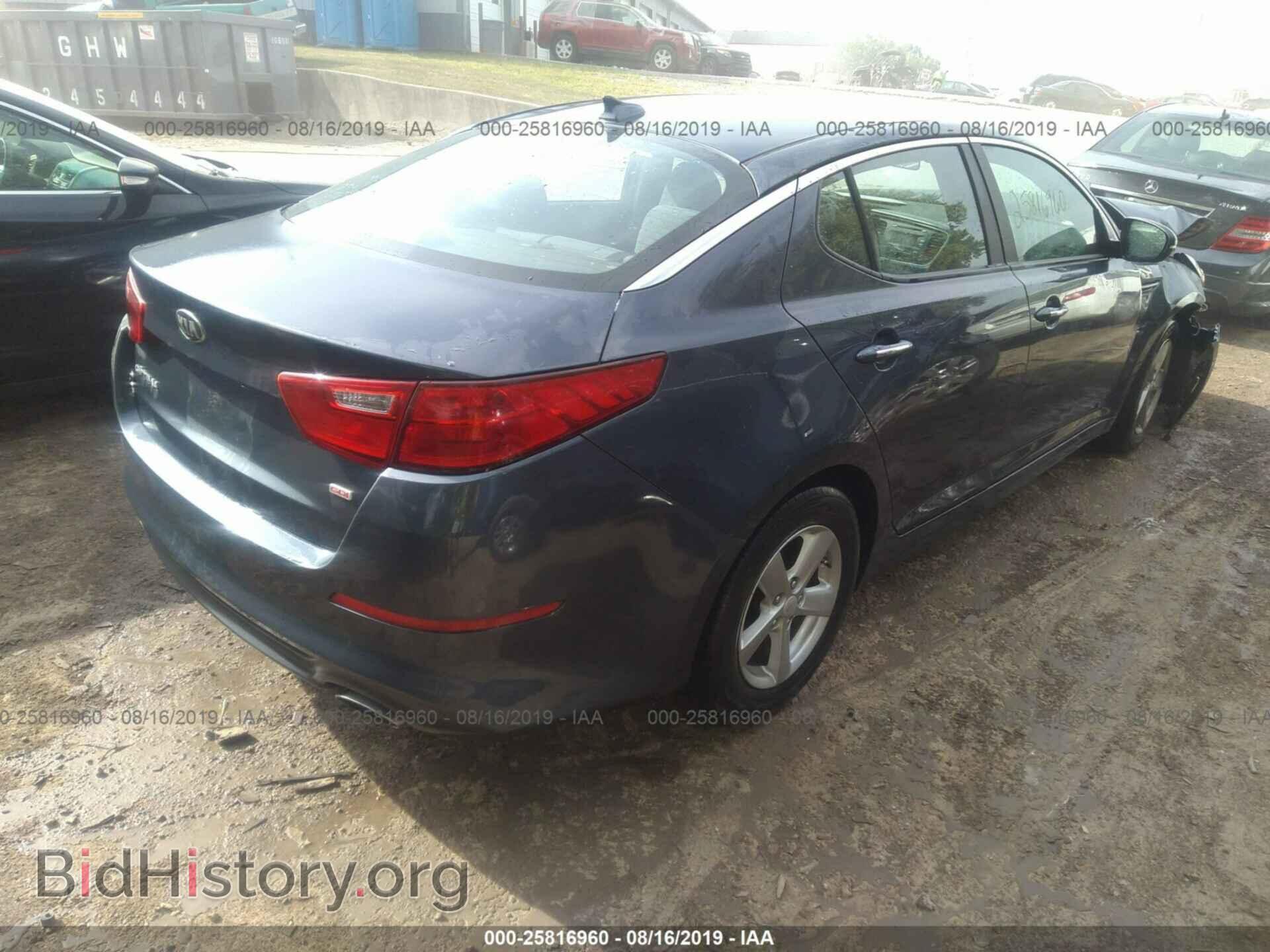 2015 KIA OPTIMA - VIN: KNAGM4A71F5598436 - Photo 4