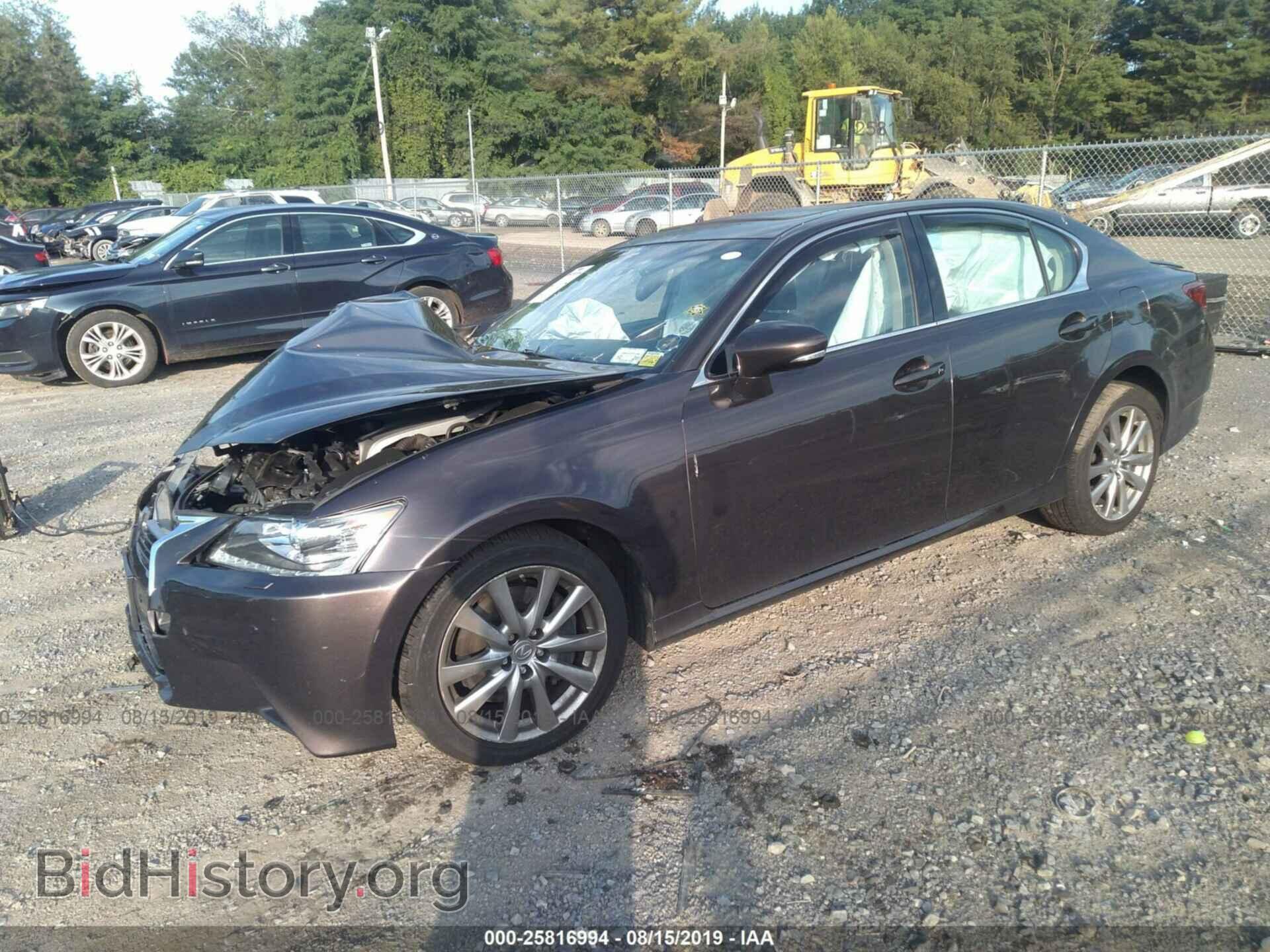 2013 LEXUS GS - VIN: JTHCE1BL1D5000835 - Фото 2