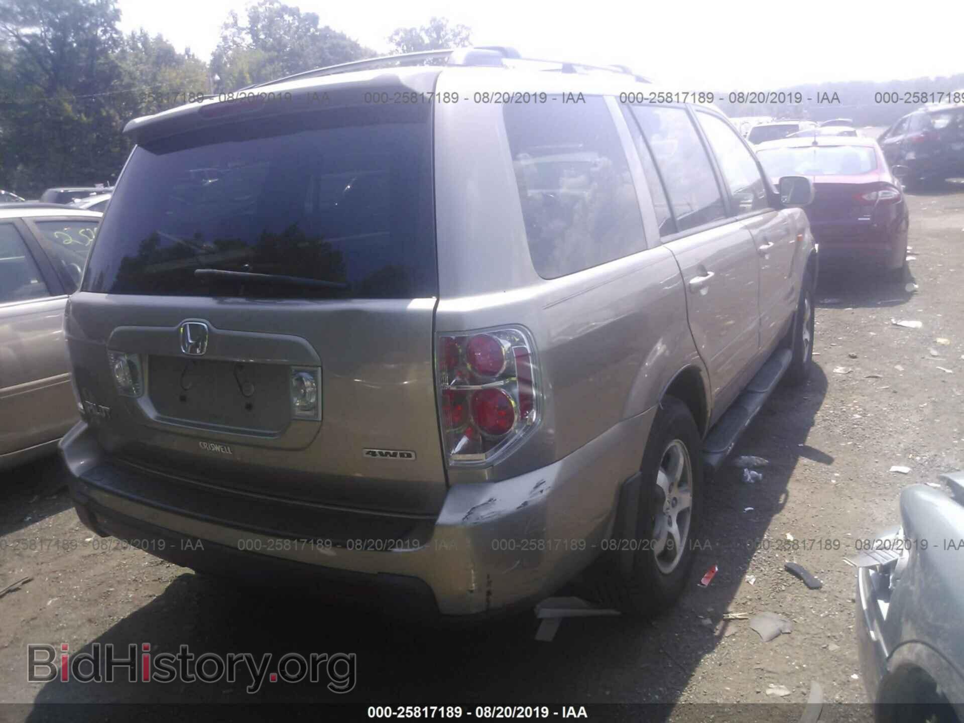 2006 HONDA PILOT - VIN: 5FNYF18596B017915 - Фото 4