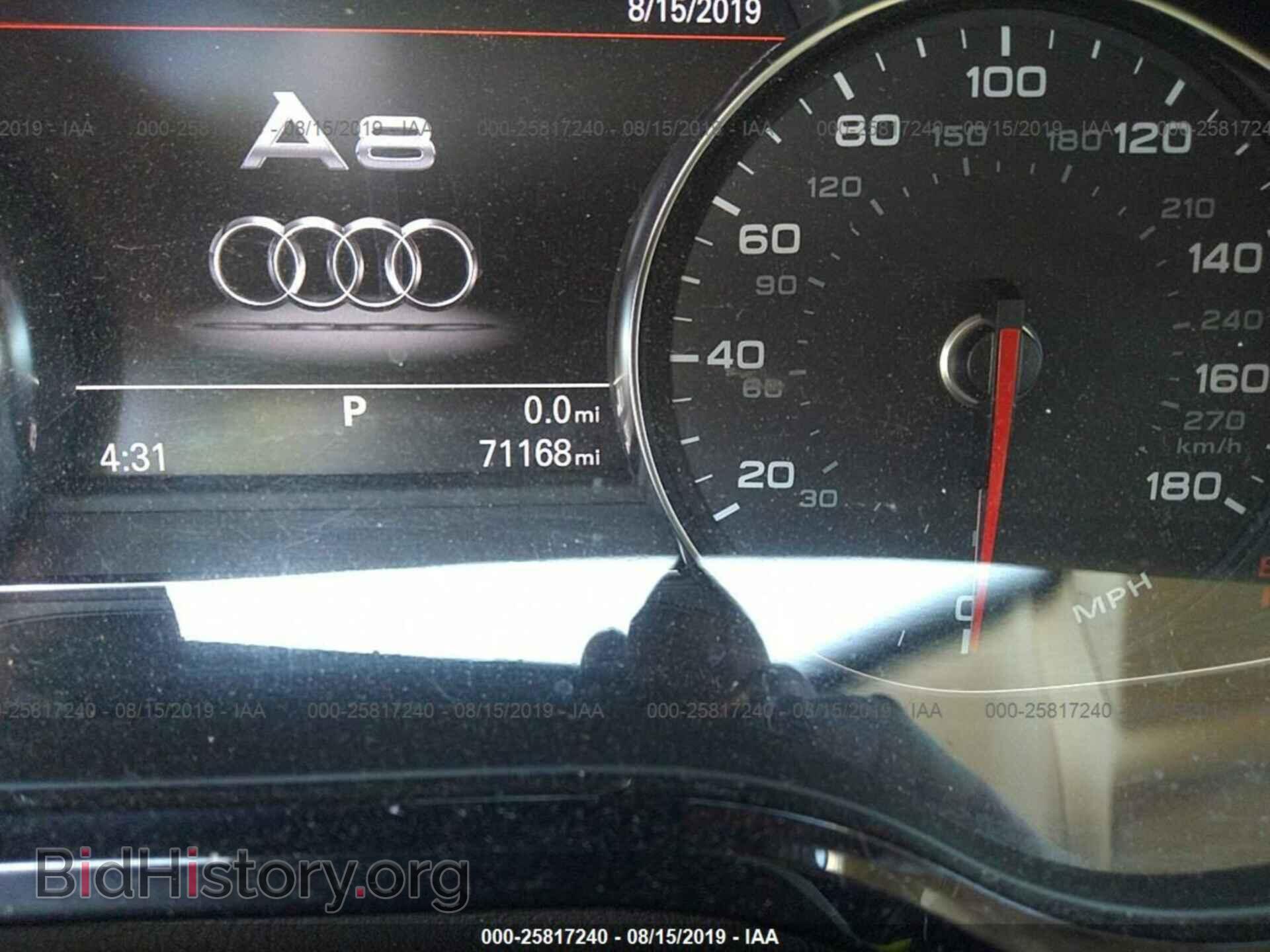 2013 AUDI A8 - VIN: WAUR2AFD7DN012170 - Фото 7