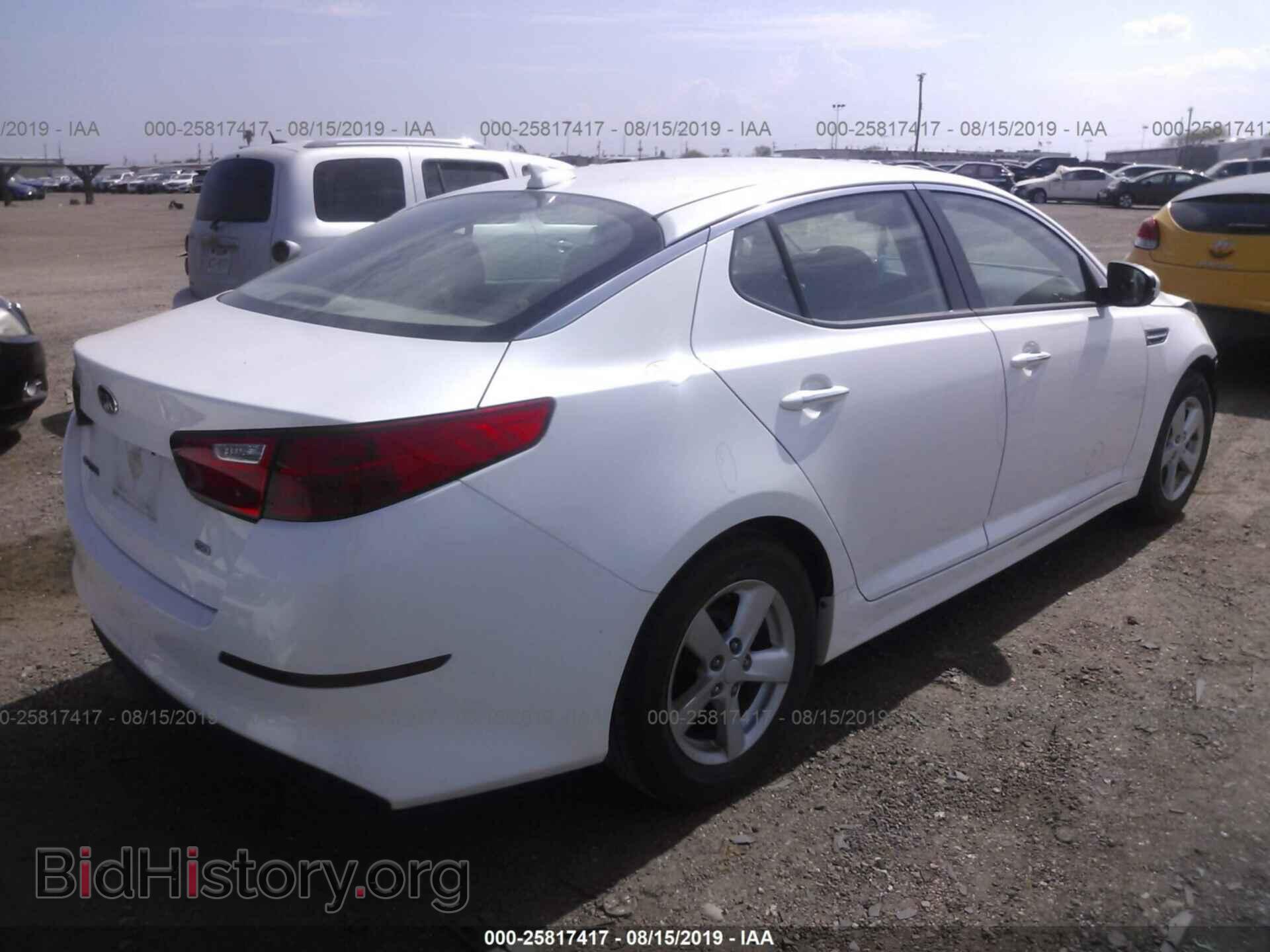 2015 KIA OPTIMA - VIN: KNAGM4A70F5645570 - Photo 4