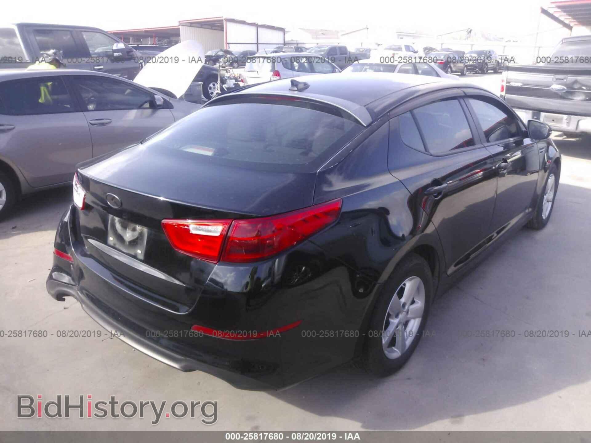 2015 KIA OPTIMA - VIN: 5XXGM4A74FG377007 - Photo 4