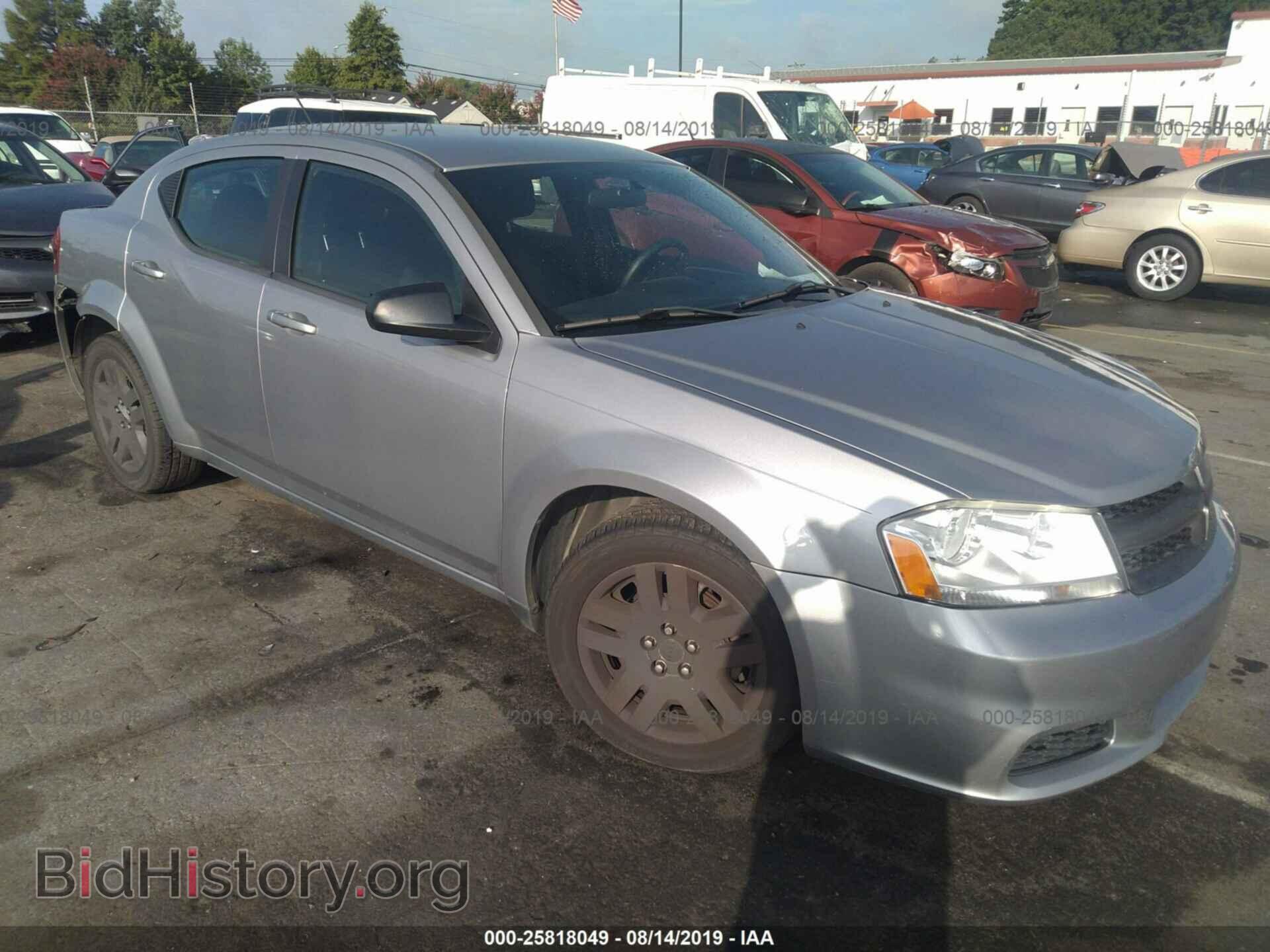 Photo 1C3CDZAG8EN217876 - DODGE AVENGER 2014