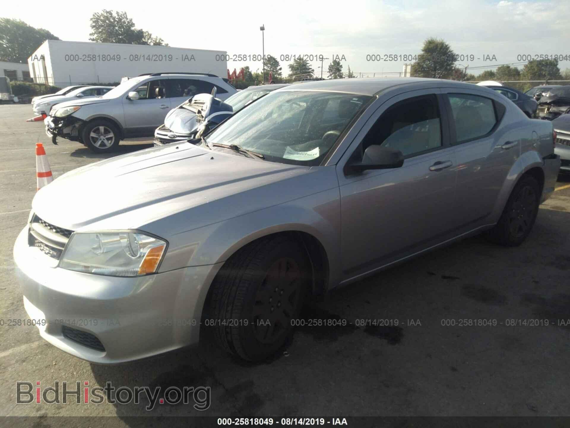 2014 DODGE AVENGER - VIN: 1C3CDZAG8EN217876 - Фото 2