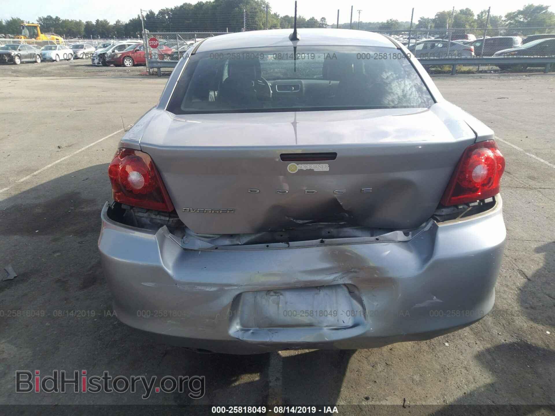 2014 DODGE AVENGER - VIN: 1C3CDZAG8EN217876 - Фото 6
