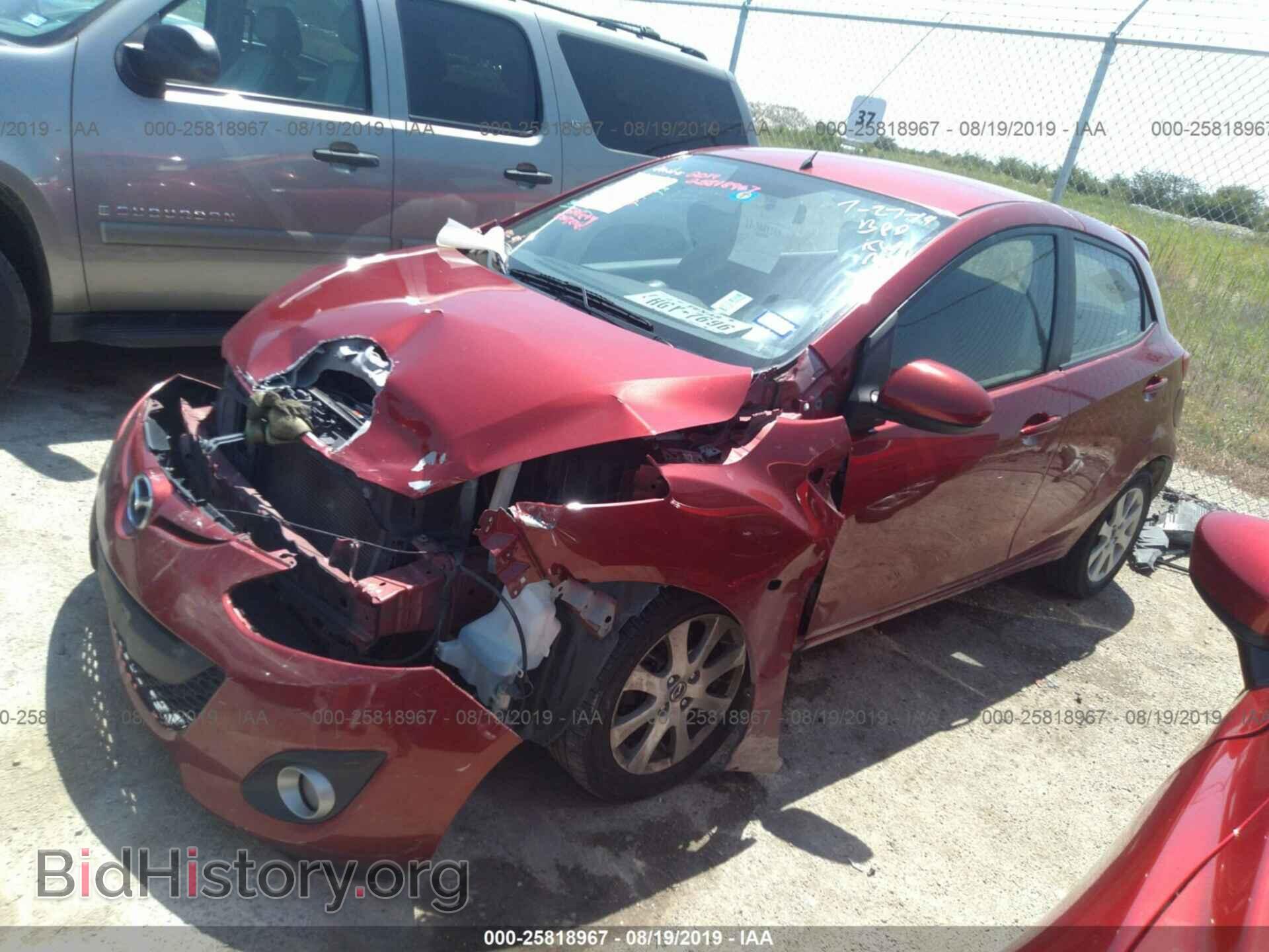 2014 MAZDA MAZDA2 - VIN: JM1DE1LZXE0177441 - Фото 2