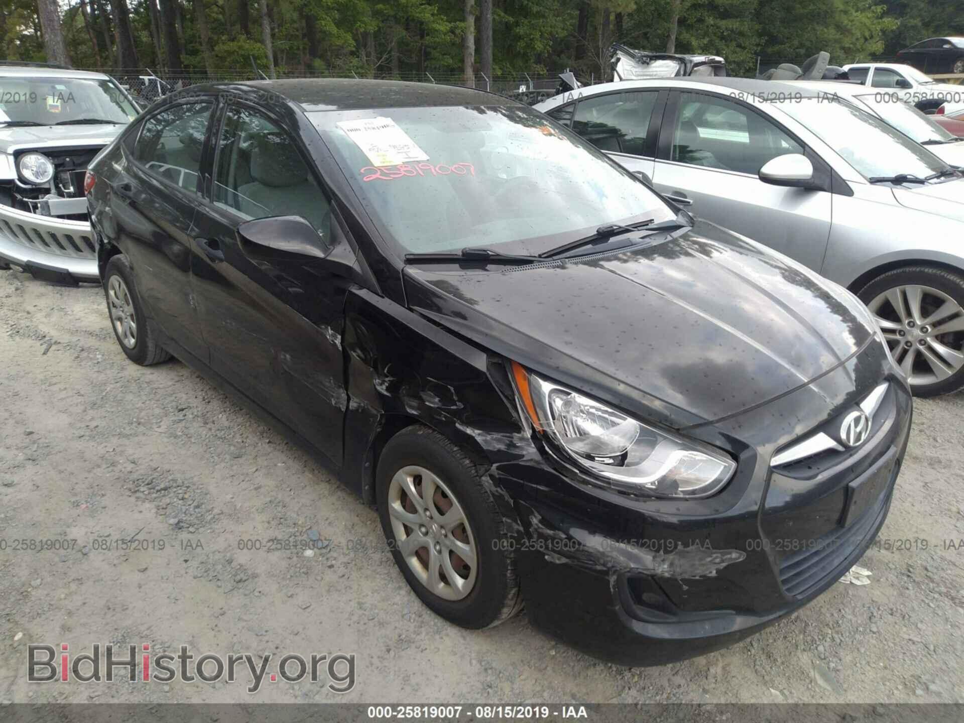 Photo KMHCT4AEXCU089347 - HYUNDAI ACCENT 2012