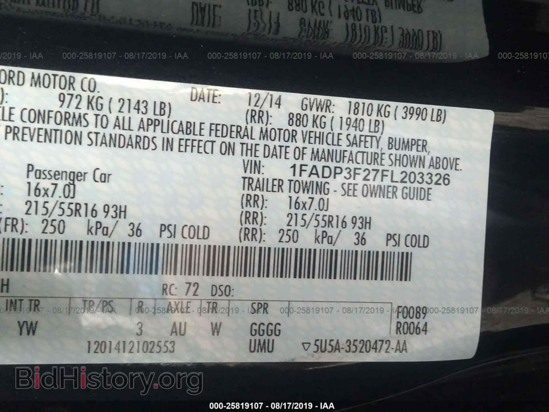 2015 FORD FOCUS - VIN: 1FADP3F27FL203326 - Photo 9