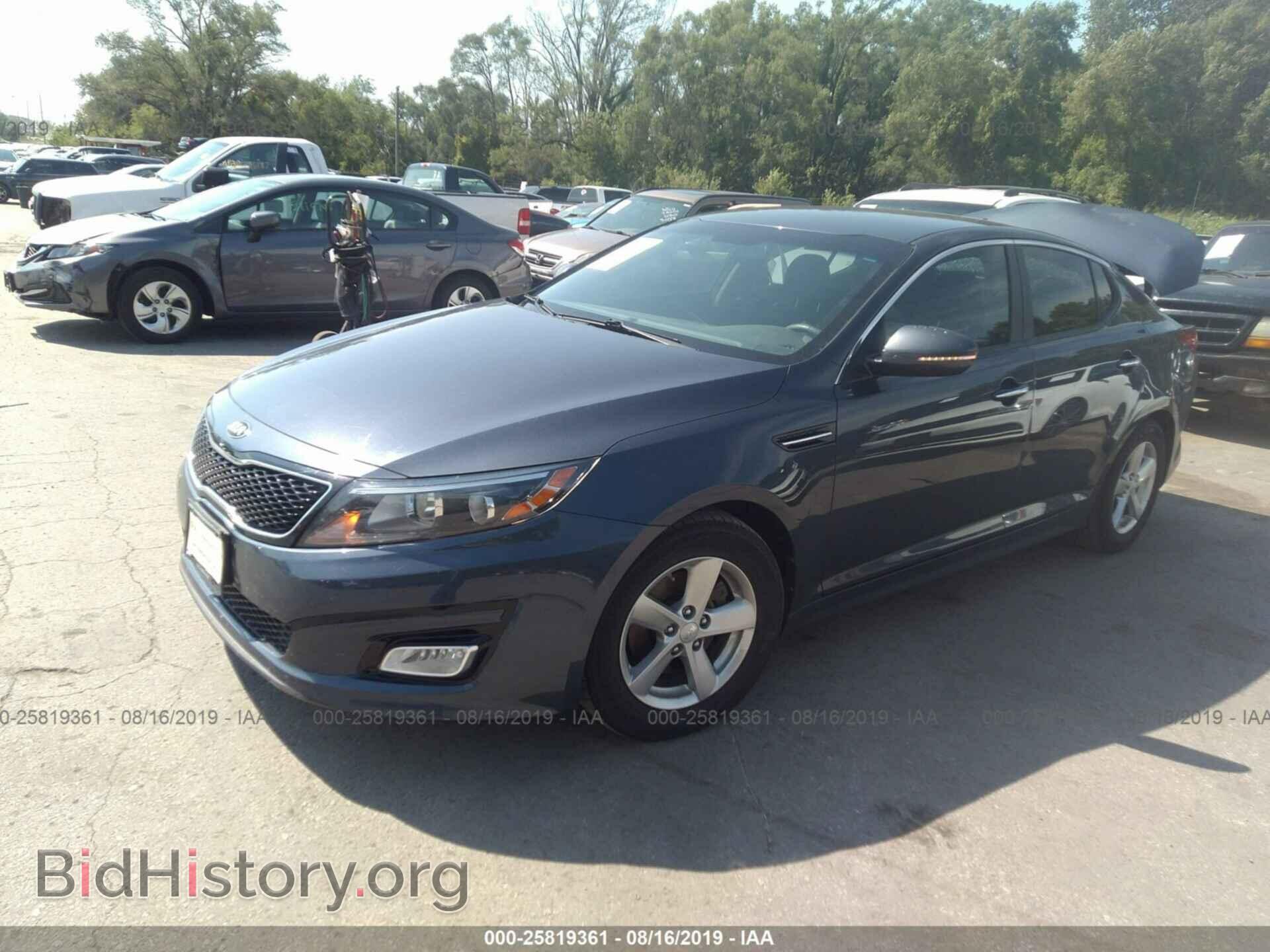 2015 KIA OPTIMA - VIN: KNAGM4A79F5605942 - Фото 2