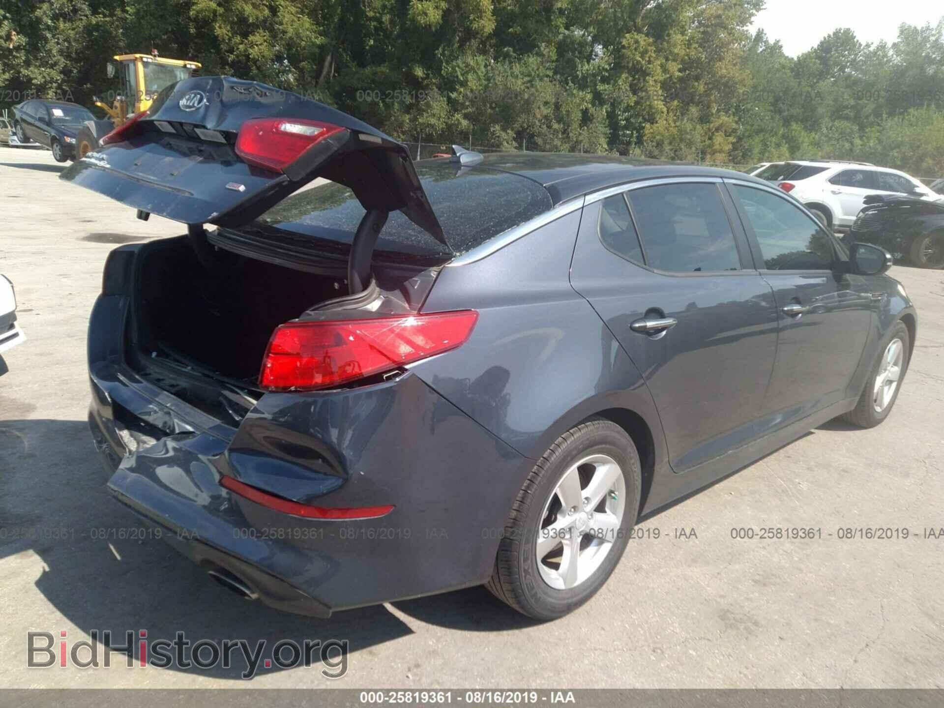 2015 KIA OPTIMA - VIN: KNAGM4A79F5605942 - Фото 4