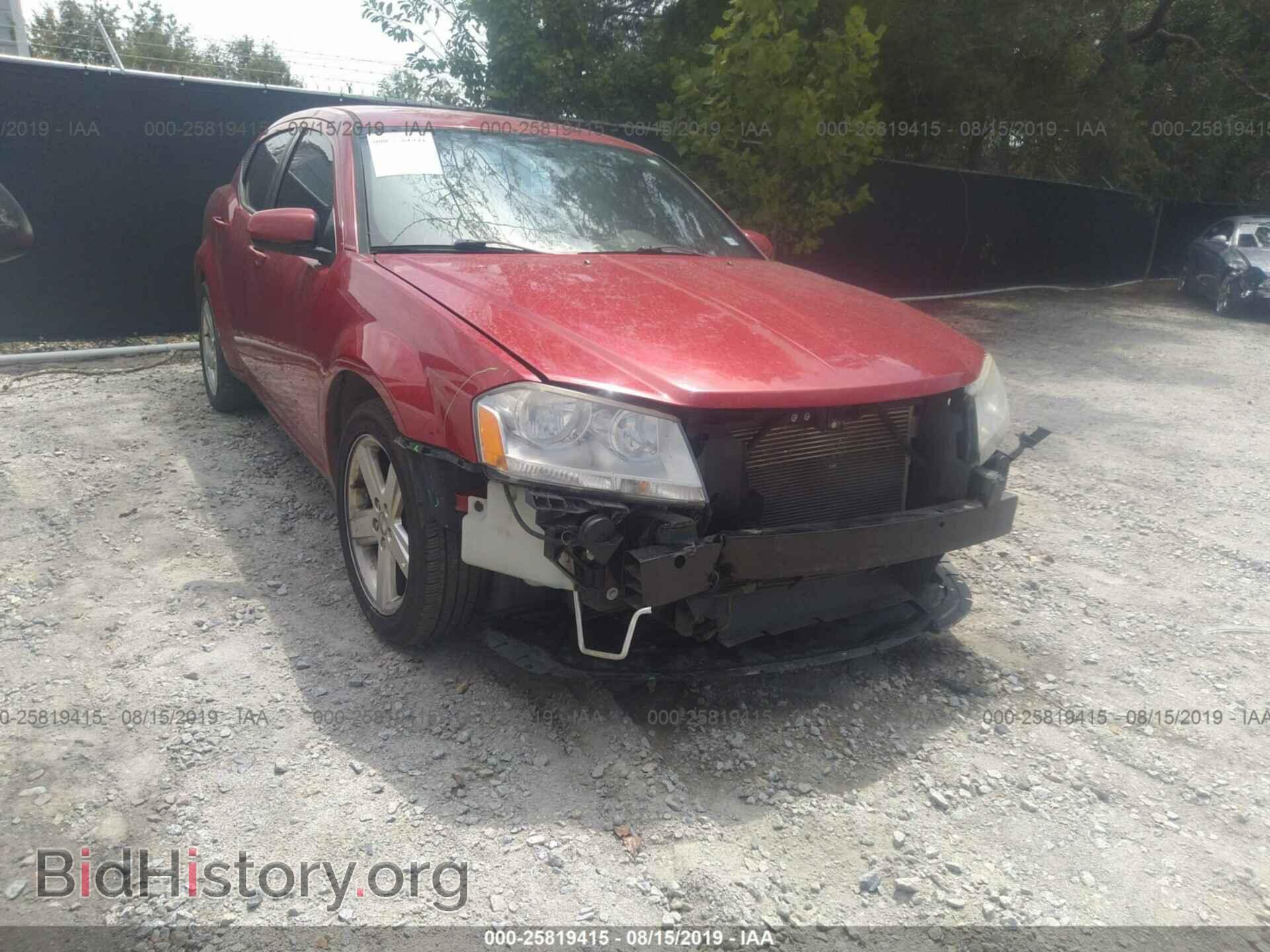 Photo 1C3CDZCBXCN142001 - DODGE AVENGER 2012